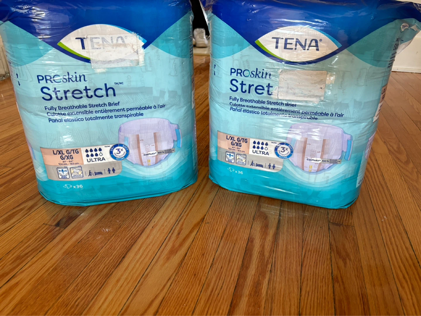 TENA ProSkin Breathable Stretch Briefs L/XL (2 Packs of 36) - photo 2