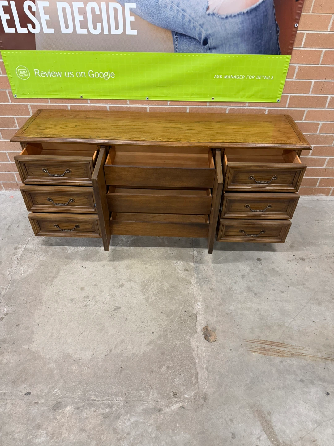 Wooden 9 drawers Dresser - photo 3