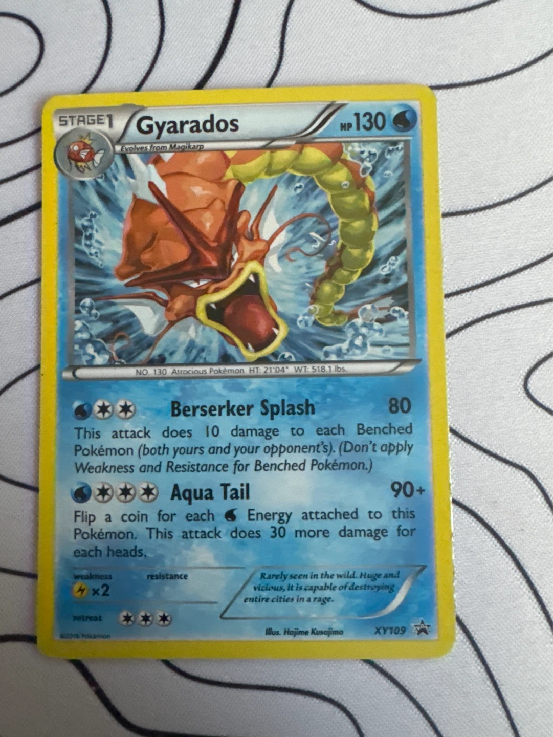 XY Black Star Promo Cosmos Holo 2016Gyarados