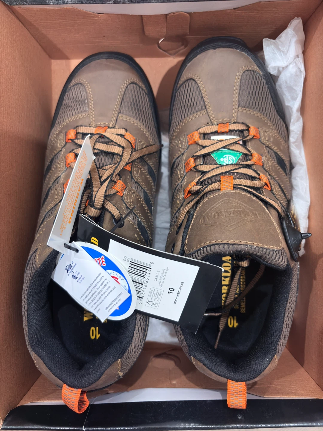Workload X5 Comfort Steel Toe Work Boots Size 10