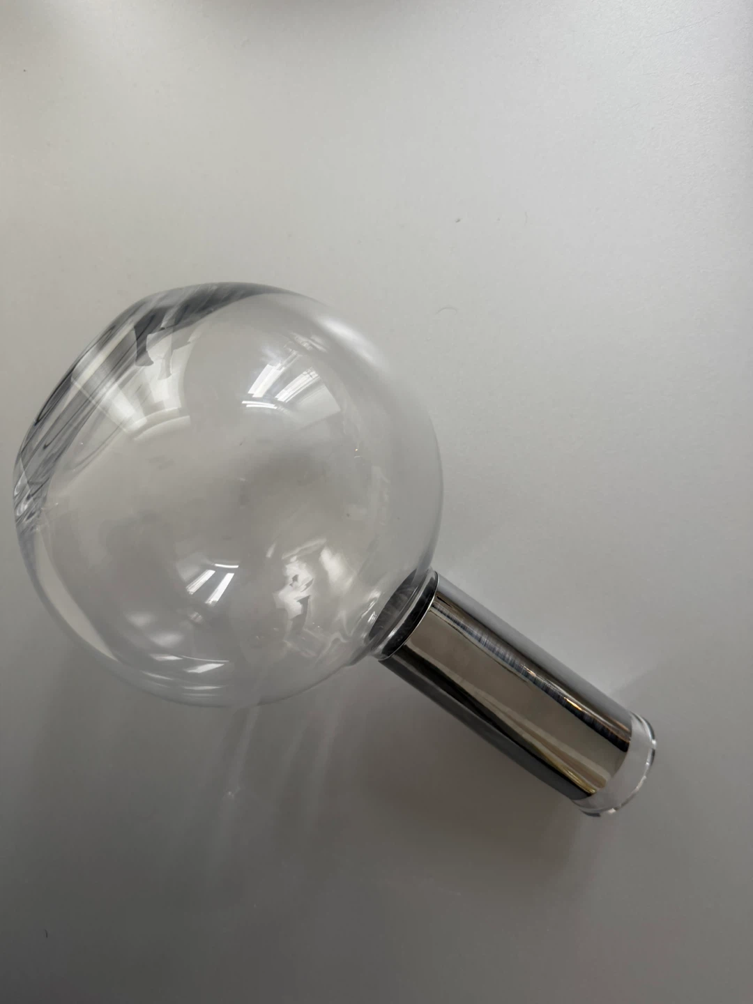 Glass Carafe with Stainless Steel Accent - photo 4
