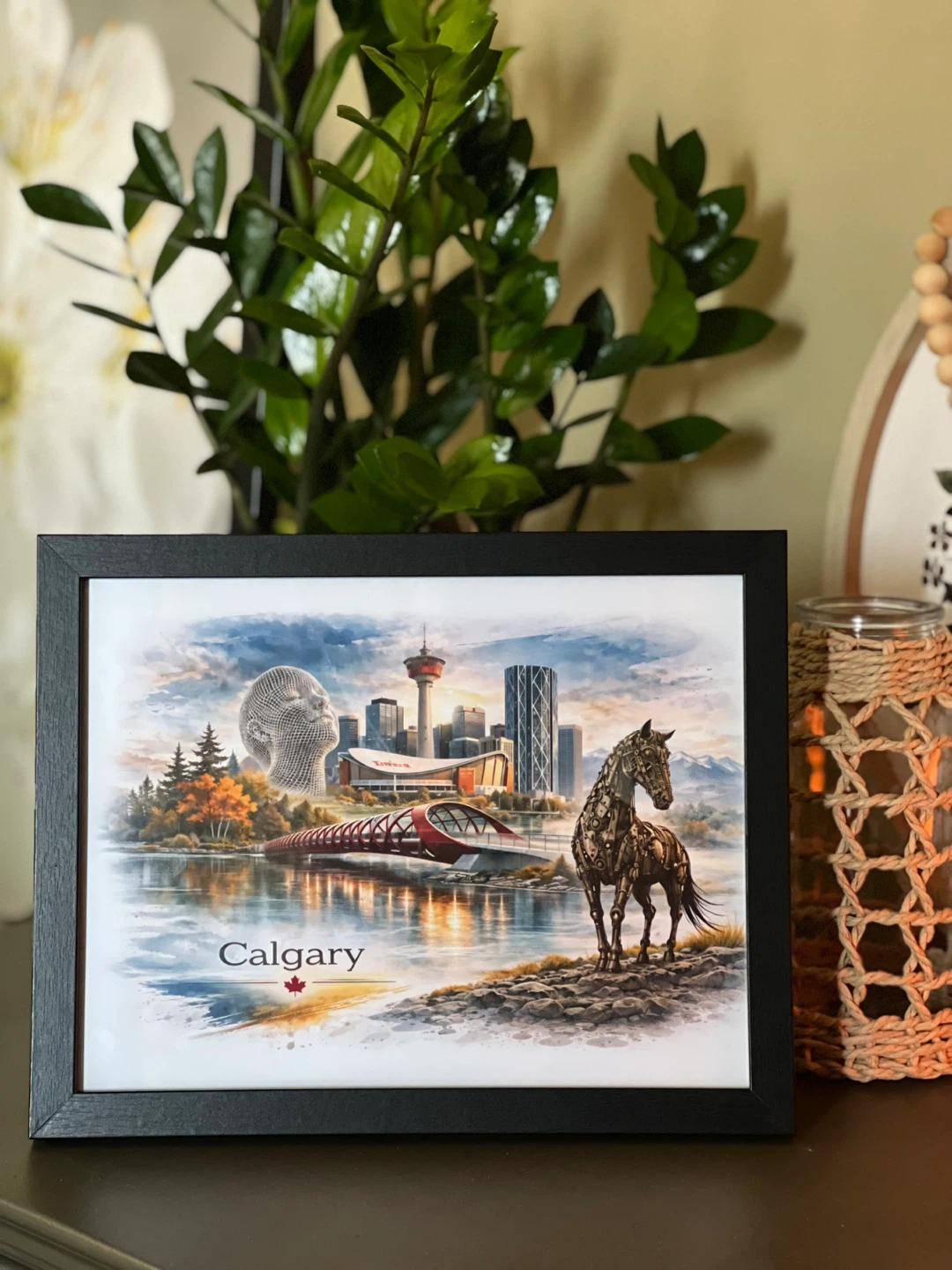 Stunning Calgary Landmark Framed Art 🇨🇦✨ - photo 3