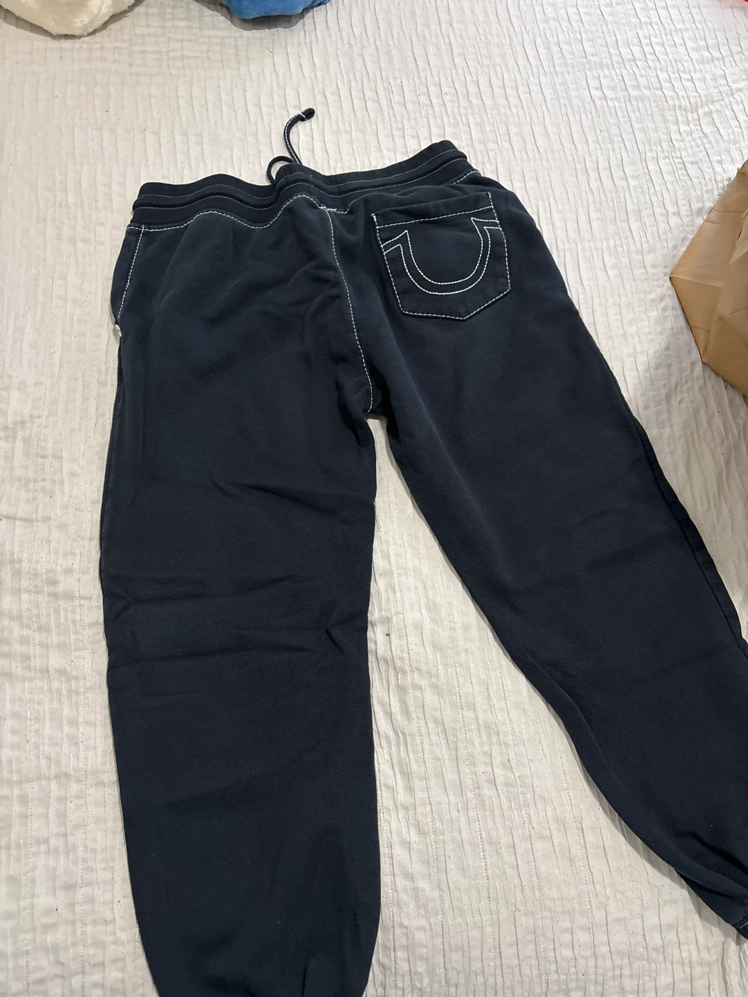 True Religion Black Sweatpants