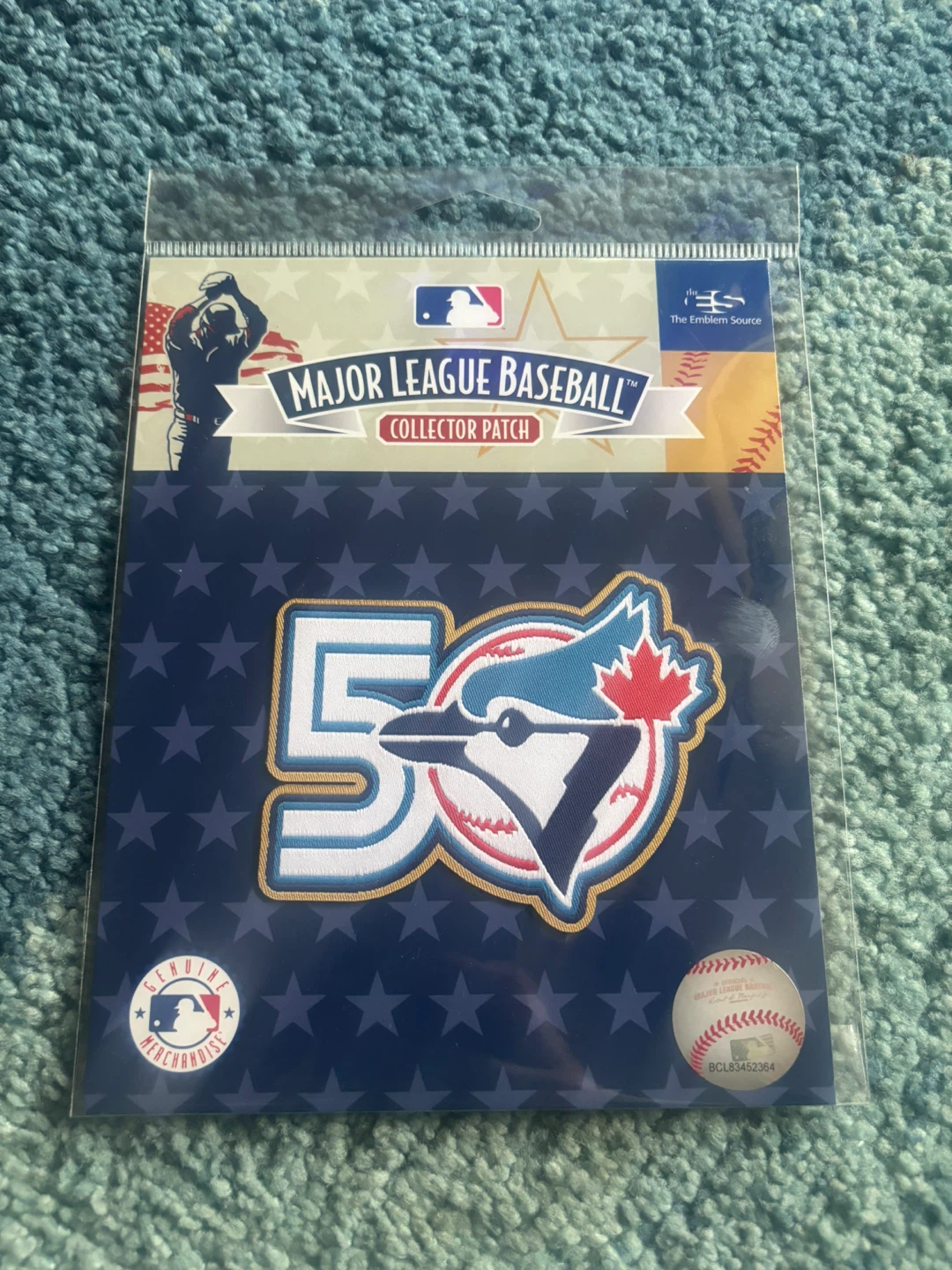Toronto Blue Jays 50th Anniversary Collector Patch