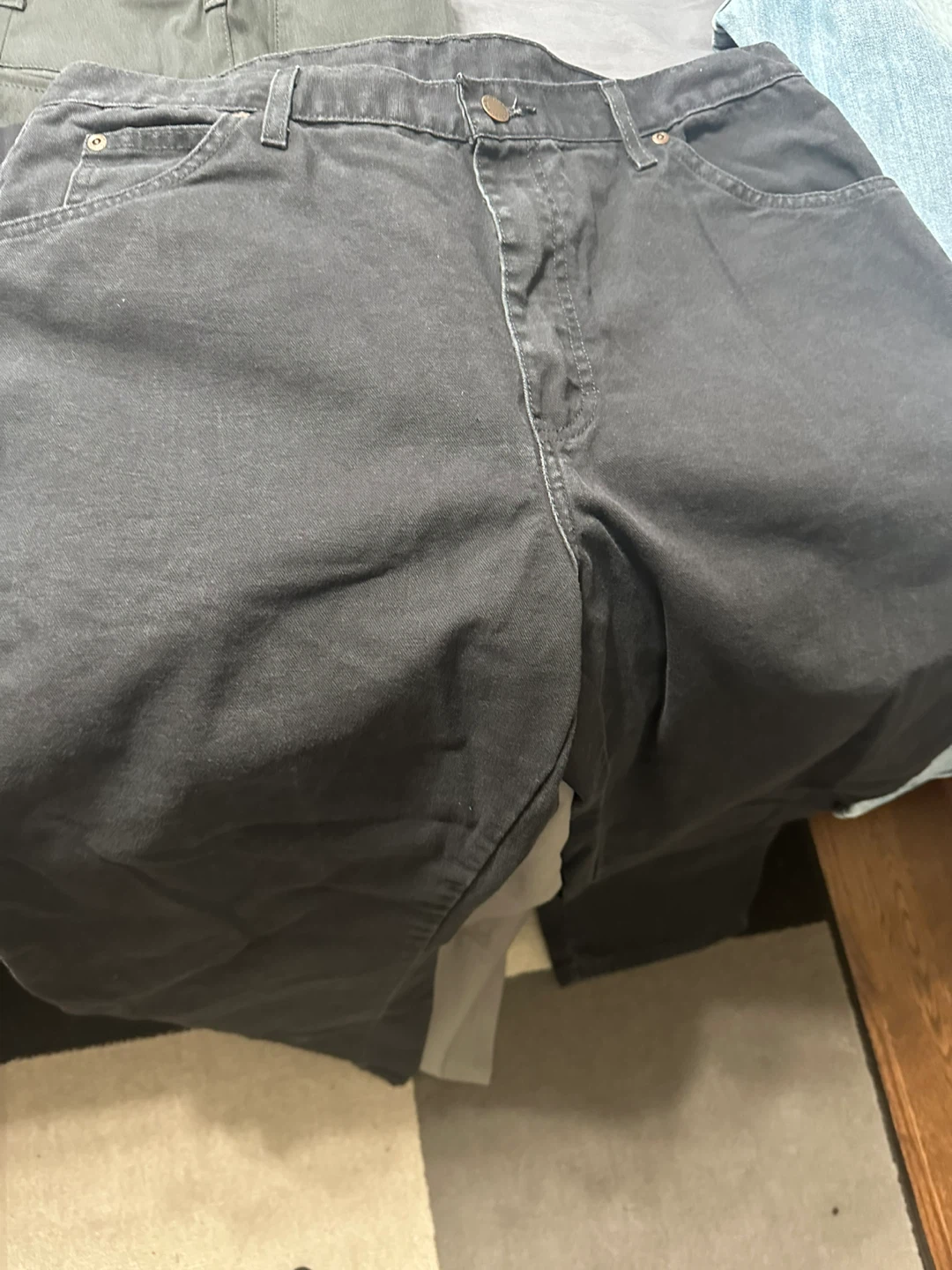 Dickies Black Cotton Work Pants - 36x30 - photo 3