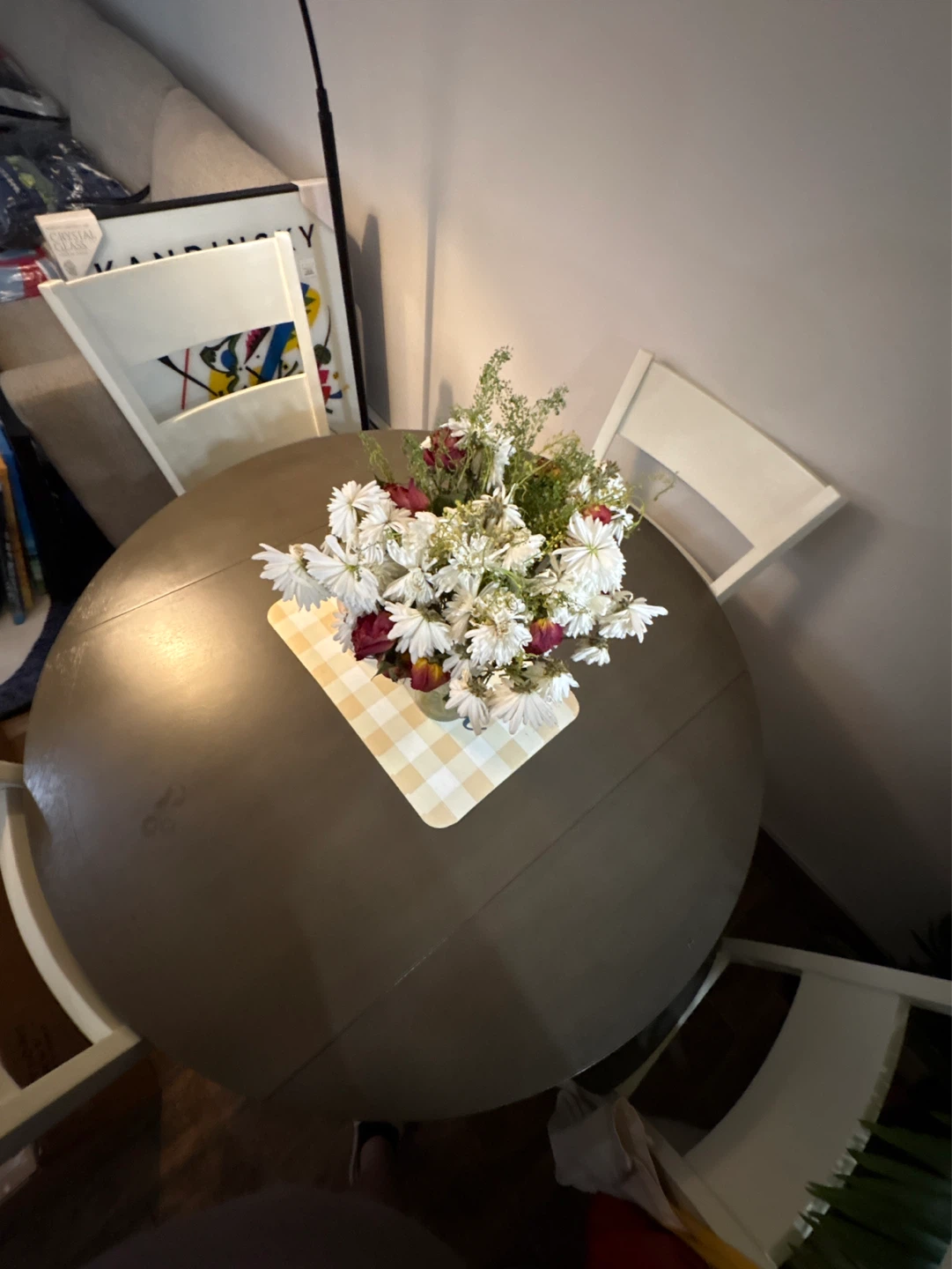 Round Dining Table with 5 Chairs chairs - photo 2