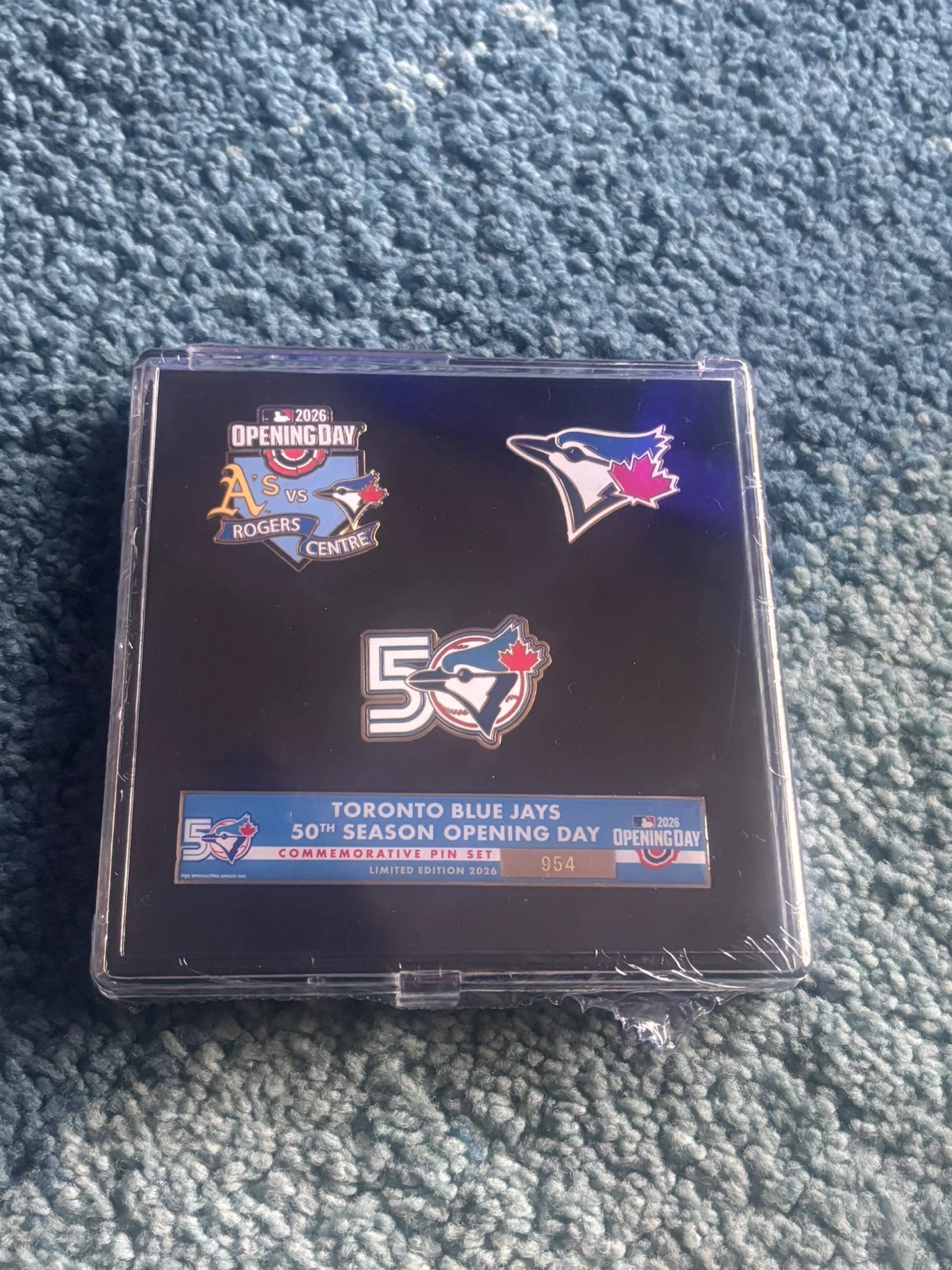 Toronto Blue Jays 50th Season Opening Day Pins