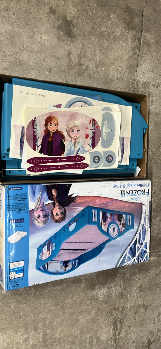 Disney Frozen II Toddler Sleep & Play Bed