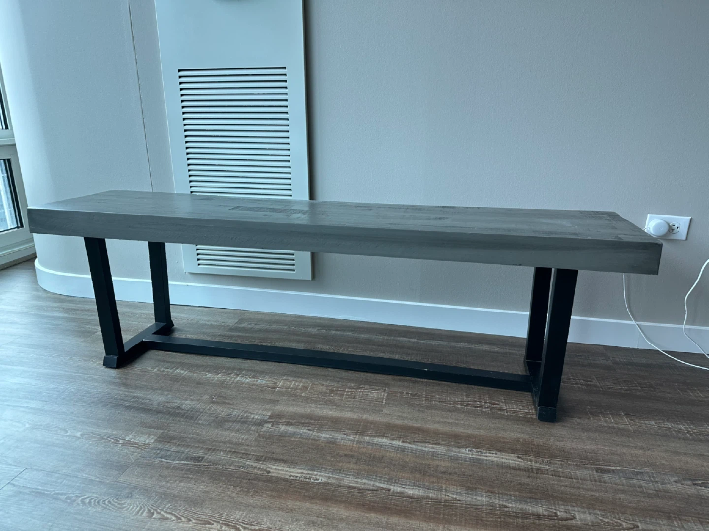 Concrete Look Console Table