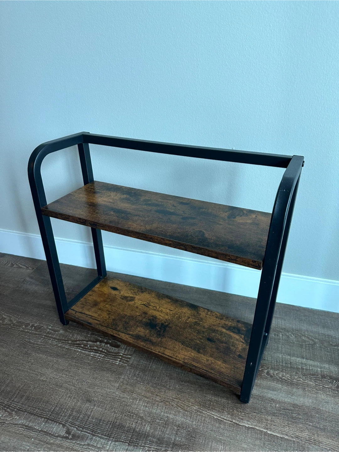 2-Tier Industrial Style Shelf