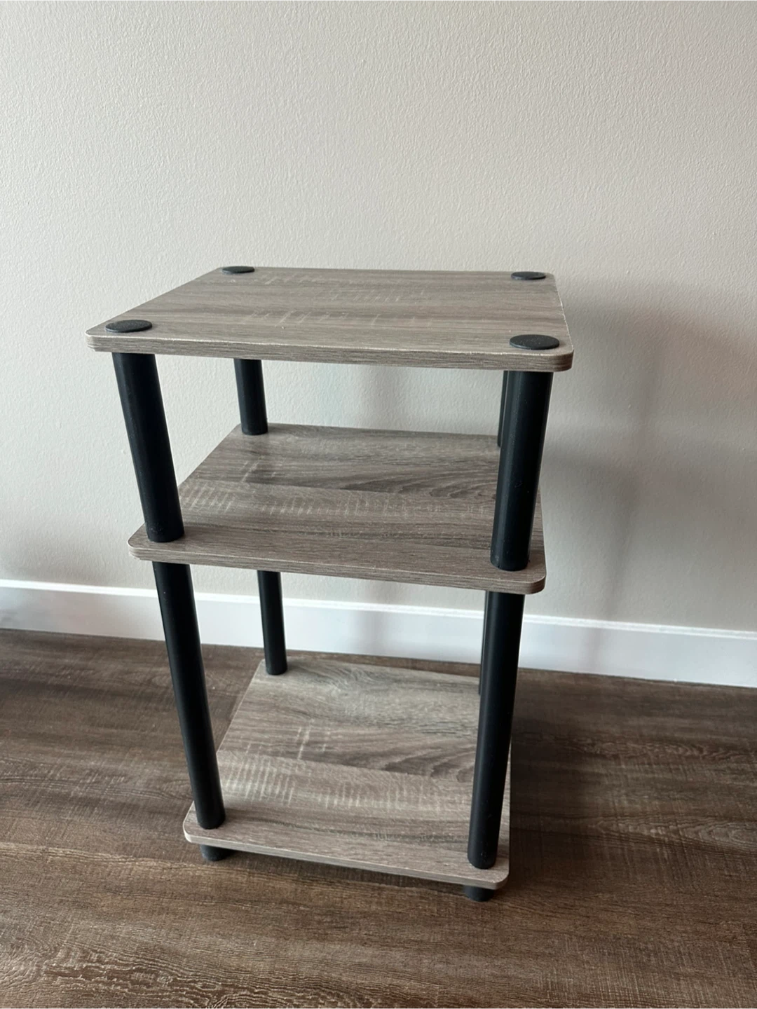 3-Tier Wood Shelf Side Table - photo 2