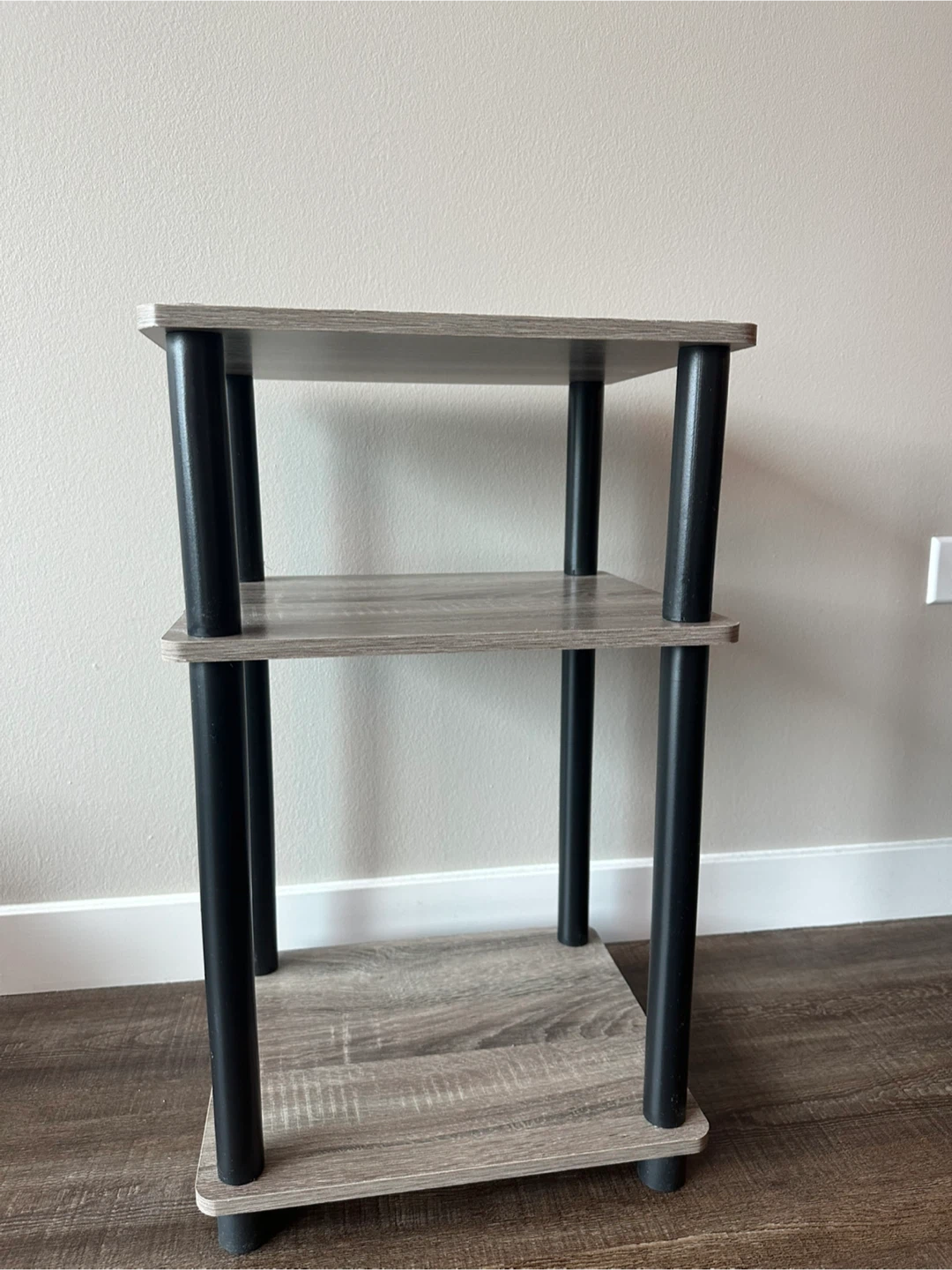 3-Tier Wood Shelf Side Table