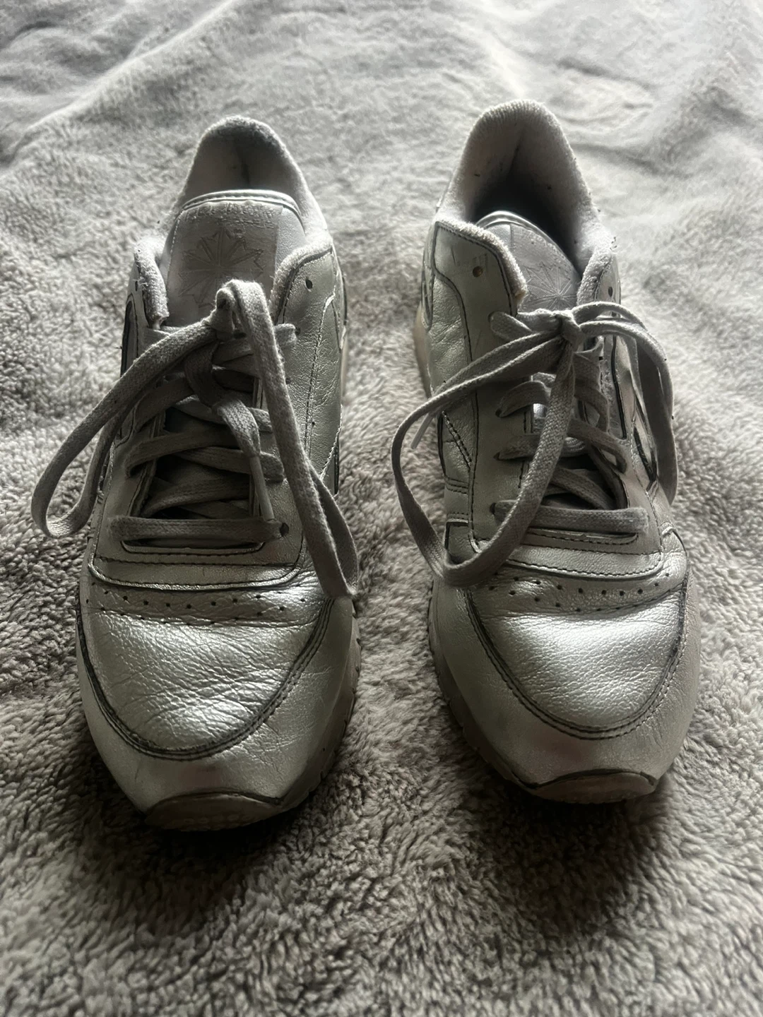 Reebok Classic Leather Sneakers - Silver