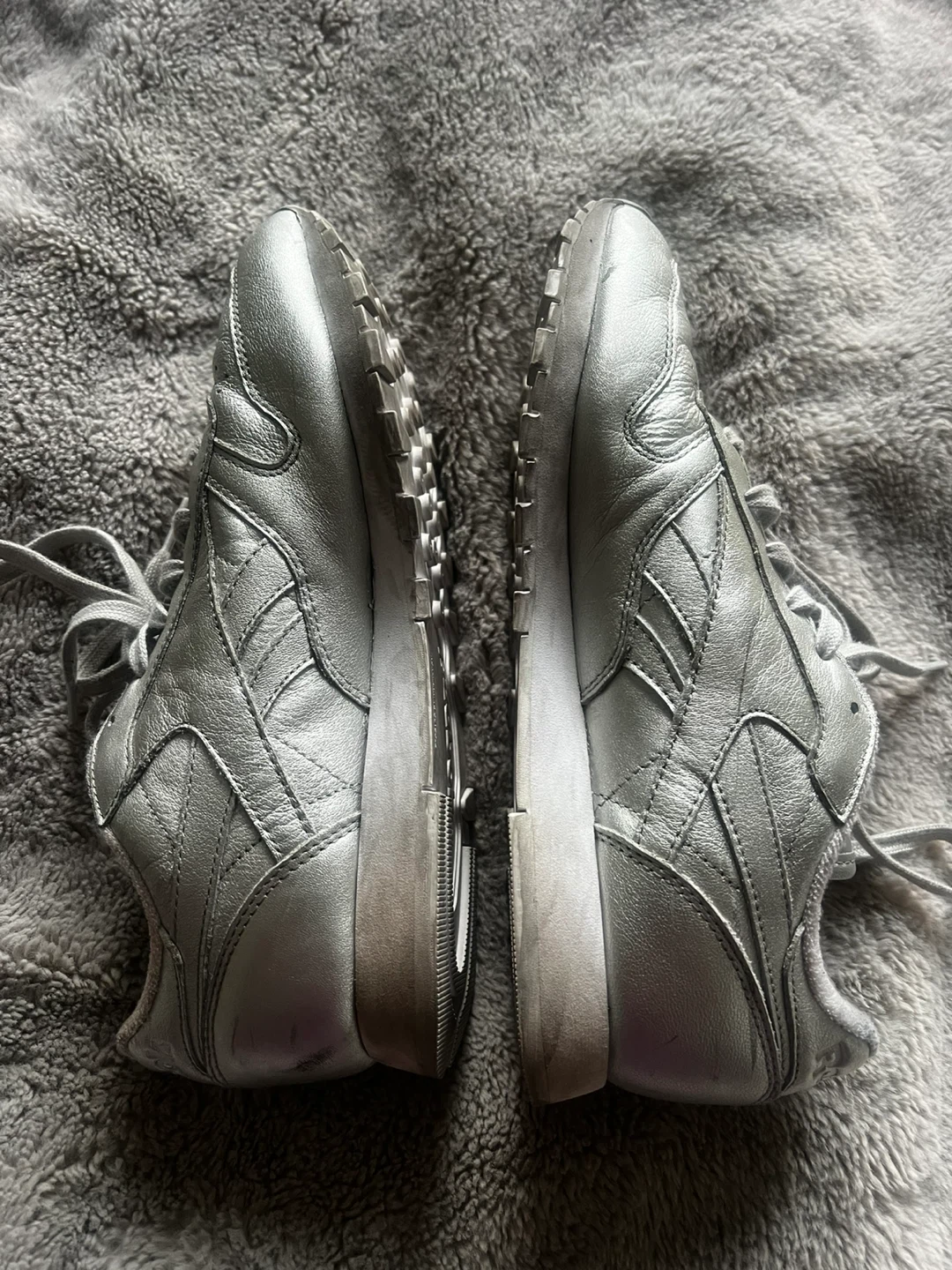 Reebok Classic Leather Sneakers - Silver - photo 4