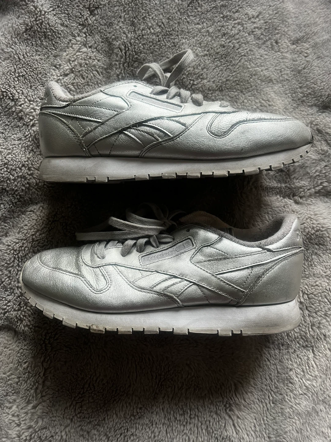 Reebok Classic Leather Sneakers - Silver - photo 5