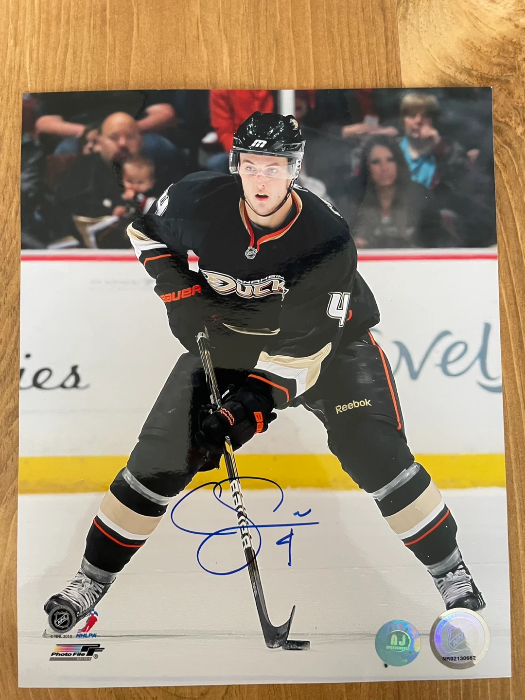Autographed Anaheim Ducks Jersey and picture - photo 2