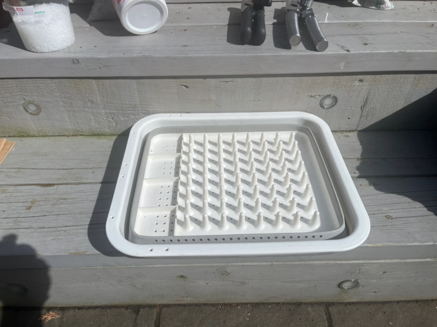 White Collapsible Dish Rack - photo 3