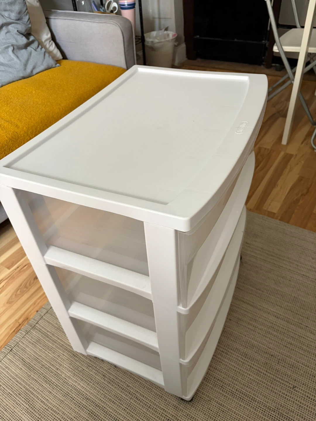 Sterilite 3 Drawer Plastic Rolling Cart - photo 2