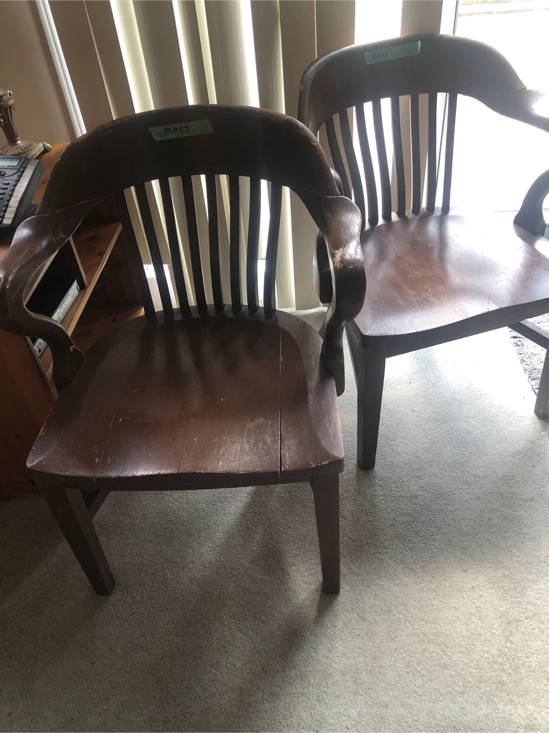 Banker chairs