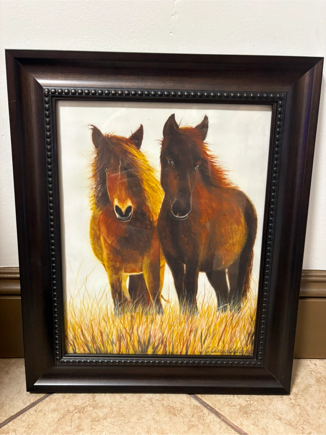 Framed Art Prints - Garden Tools & Horses - photo 3