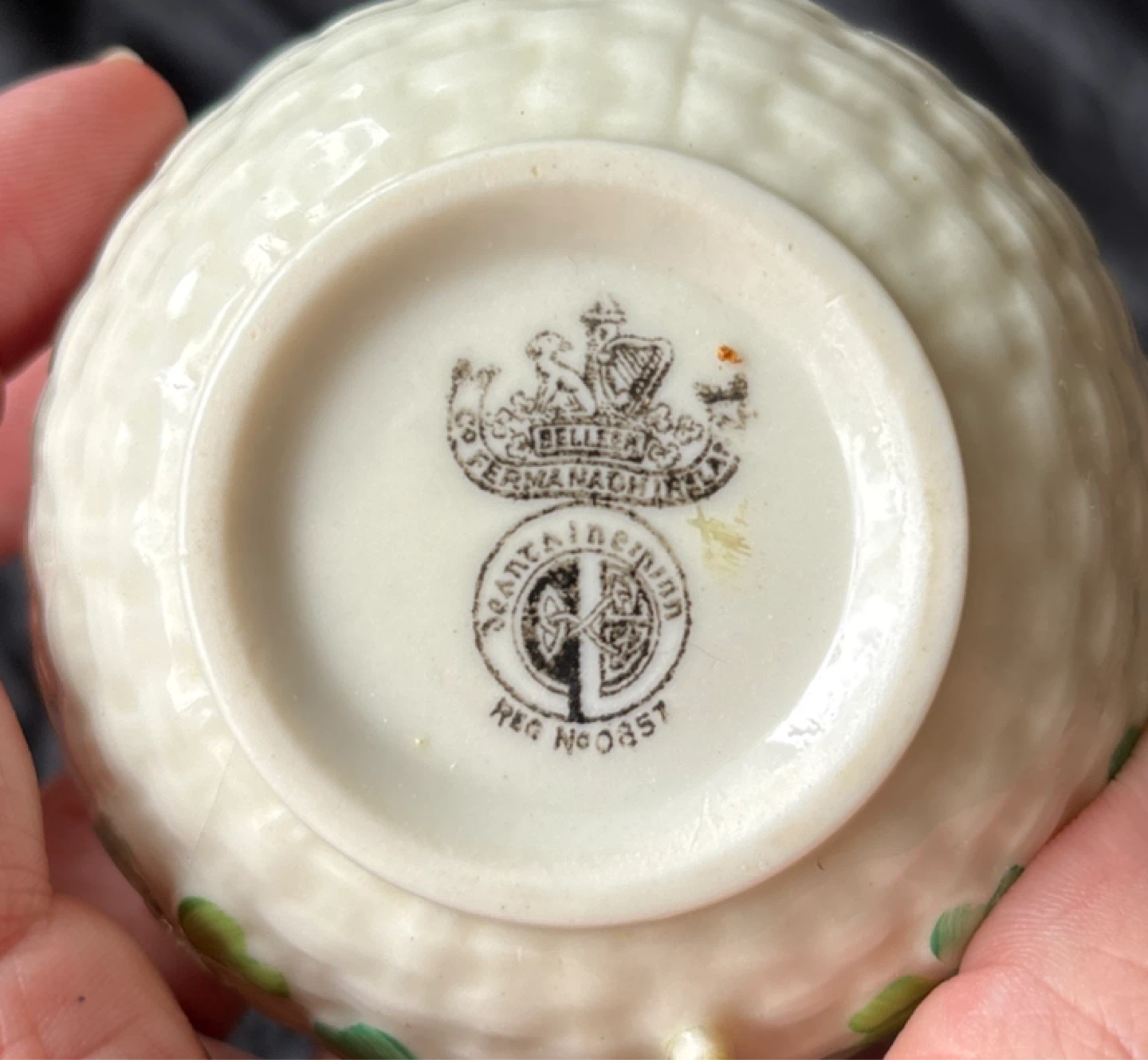 Belleek Ireland Shamrock Teacup - photo 3