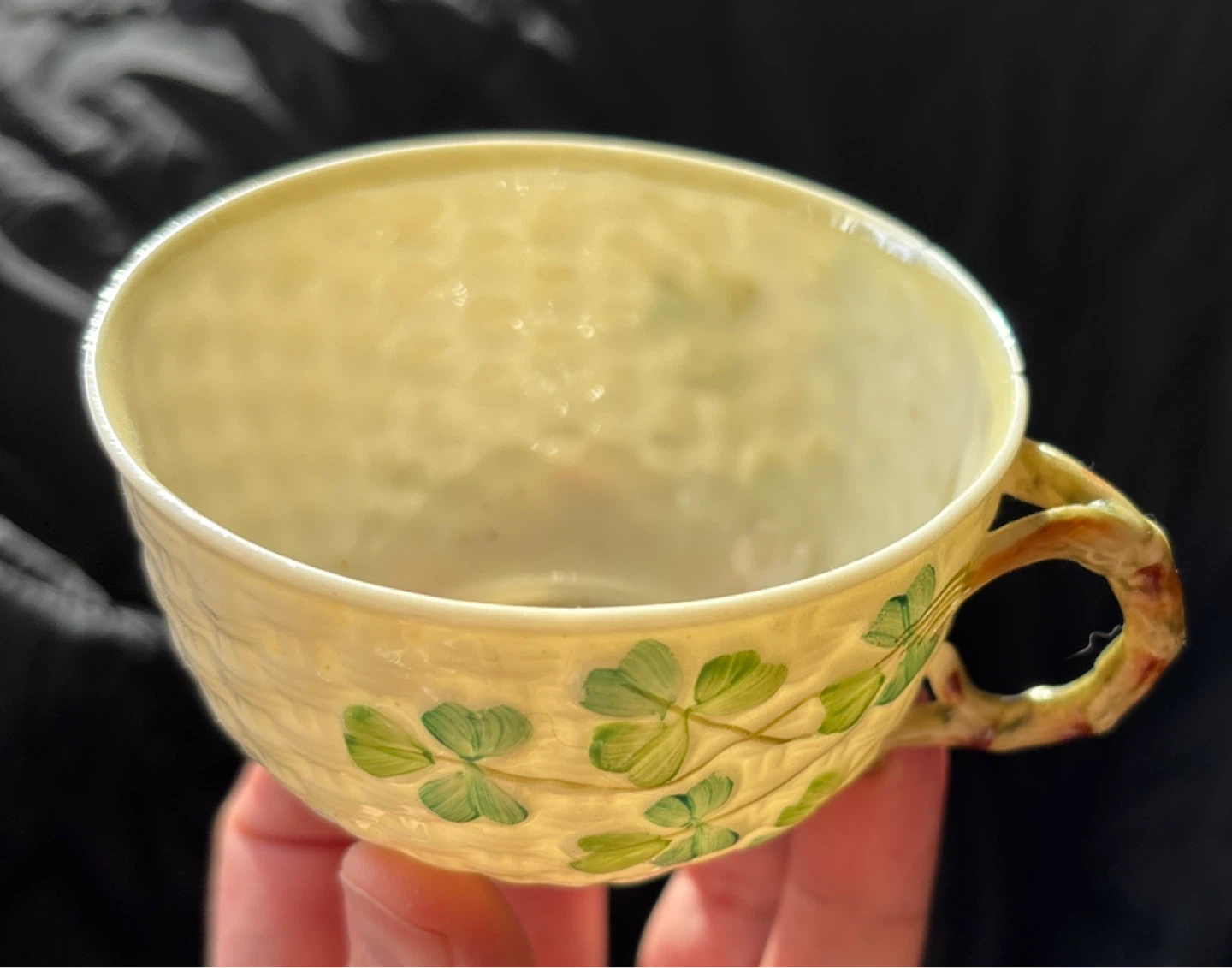 Belleek Ireland Shamrock Teacup - photo 4