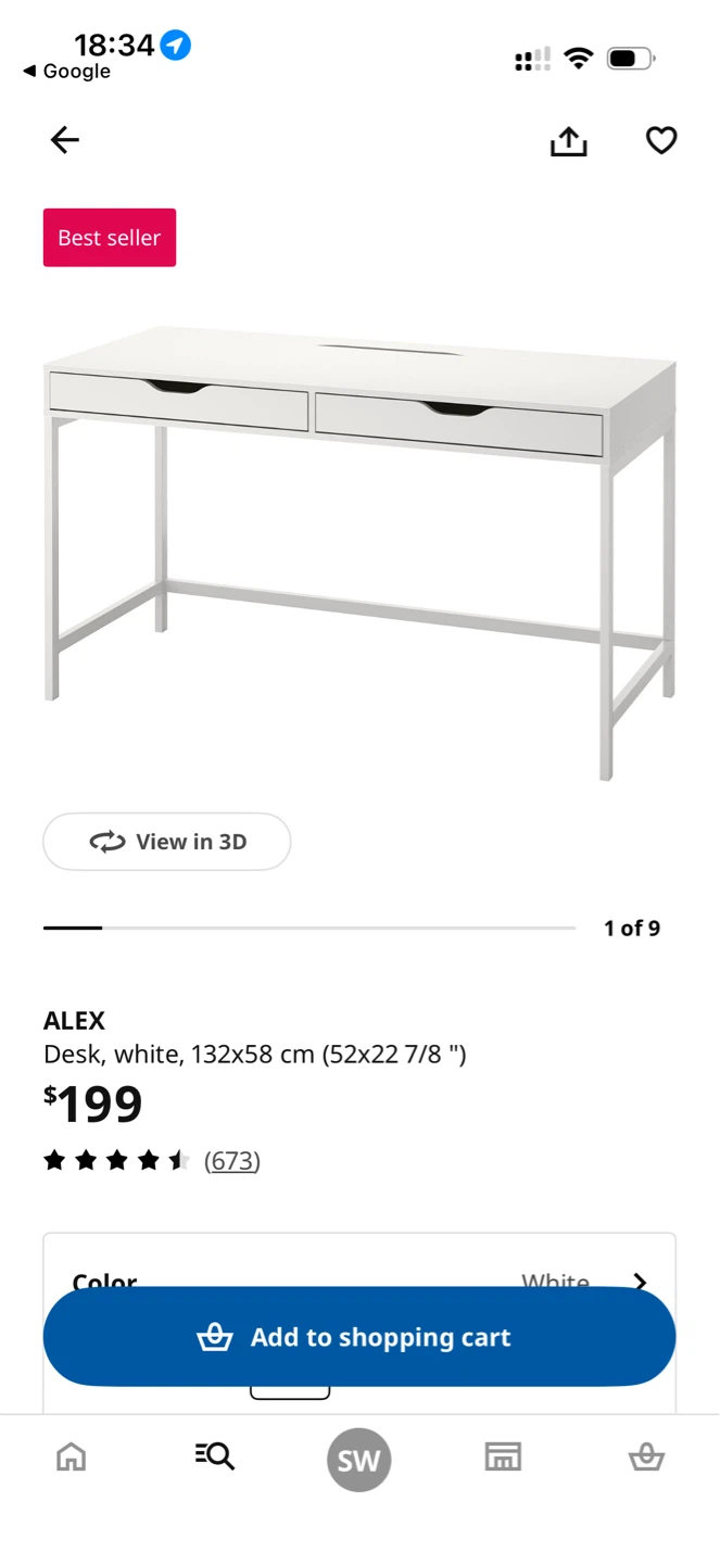 IKEA ALEX Desk - photo 2
