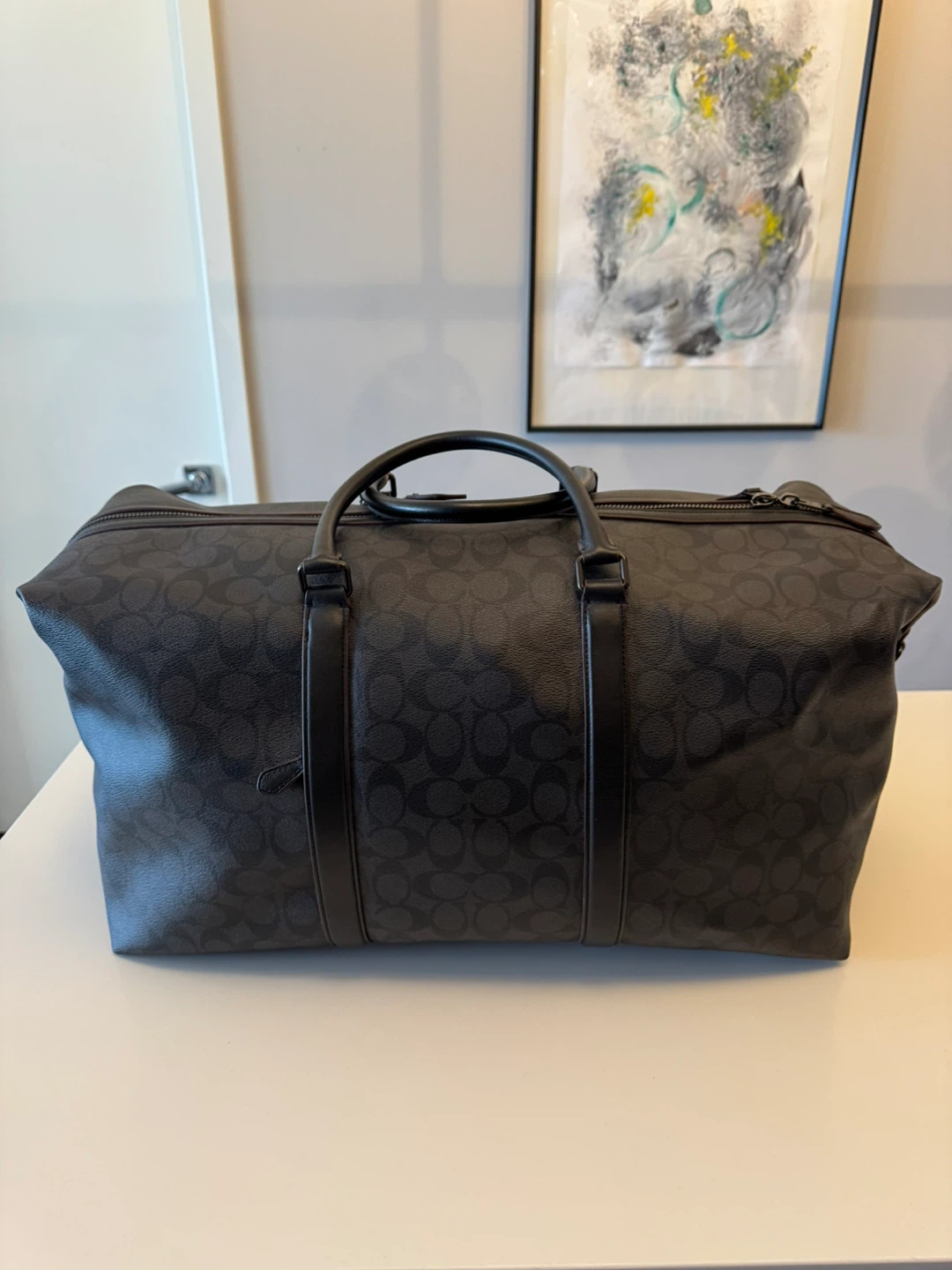 Coach Signature Weekender Bag
