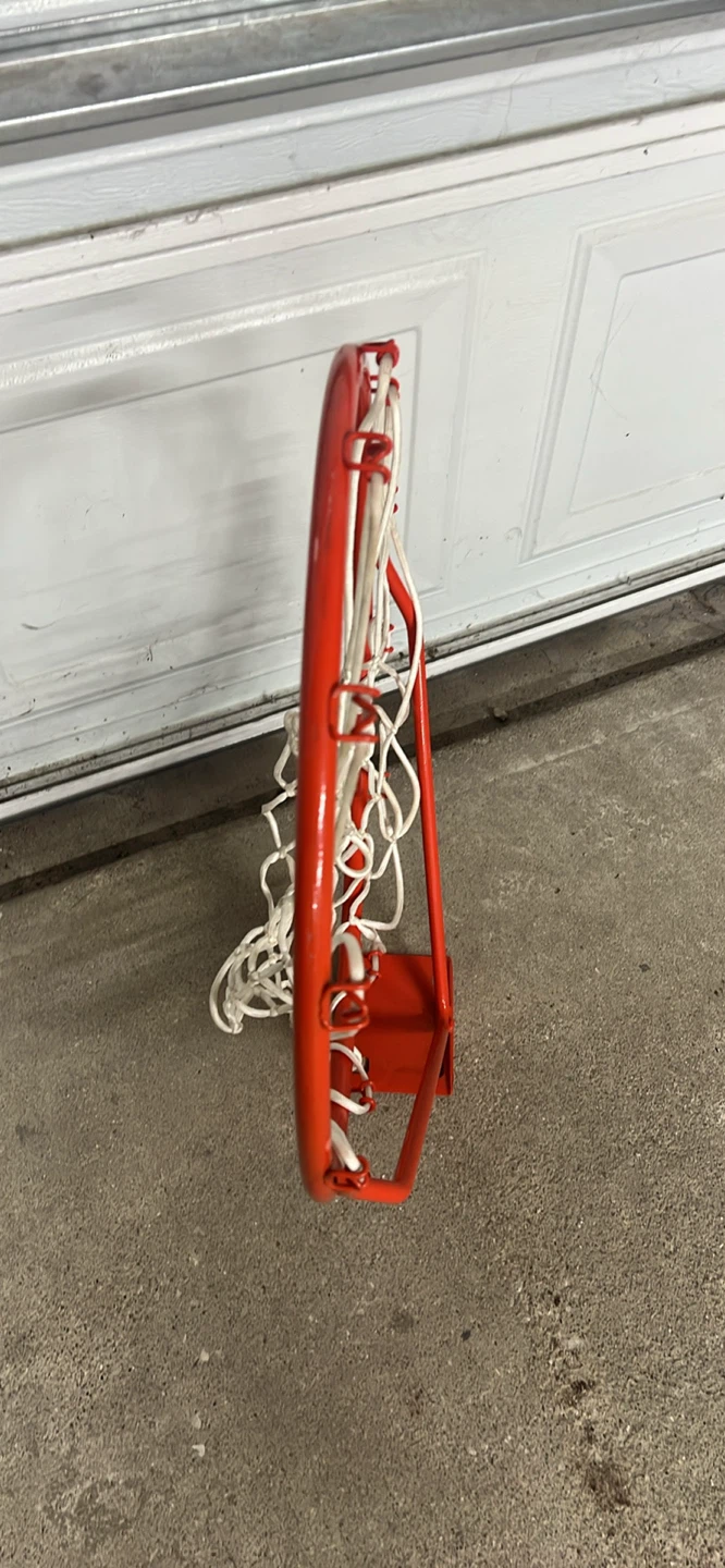 Red Basketball Hoop with Net - photo 4