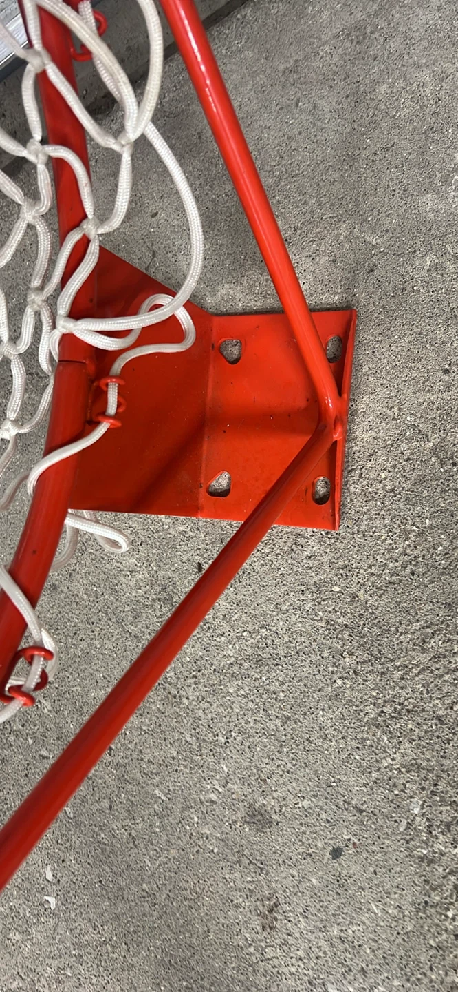 Red Basketball Hoop with Net - photo 3