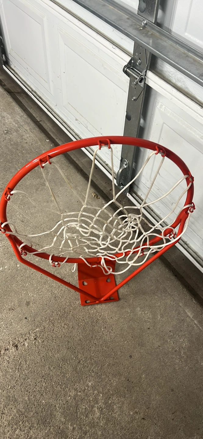 Red Basketball Hoop with Net - photo 2