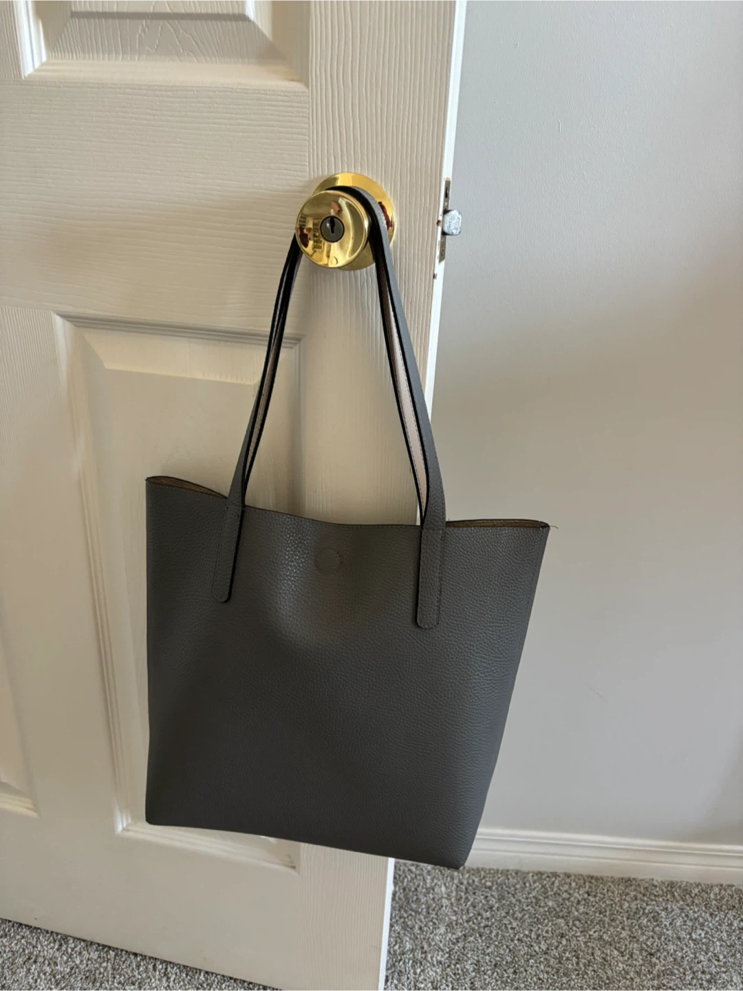 Grey Tote Bag