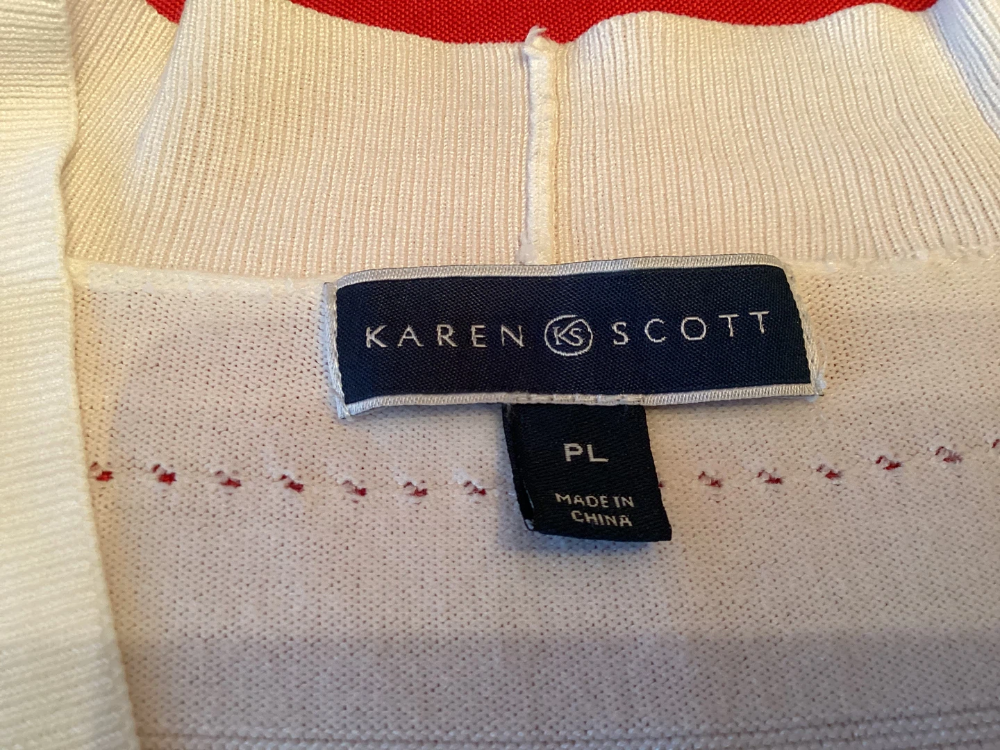 Karen Scott White Cardigan - photo 3