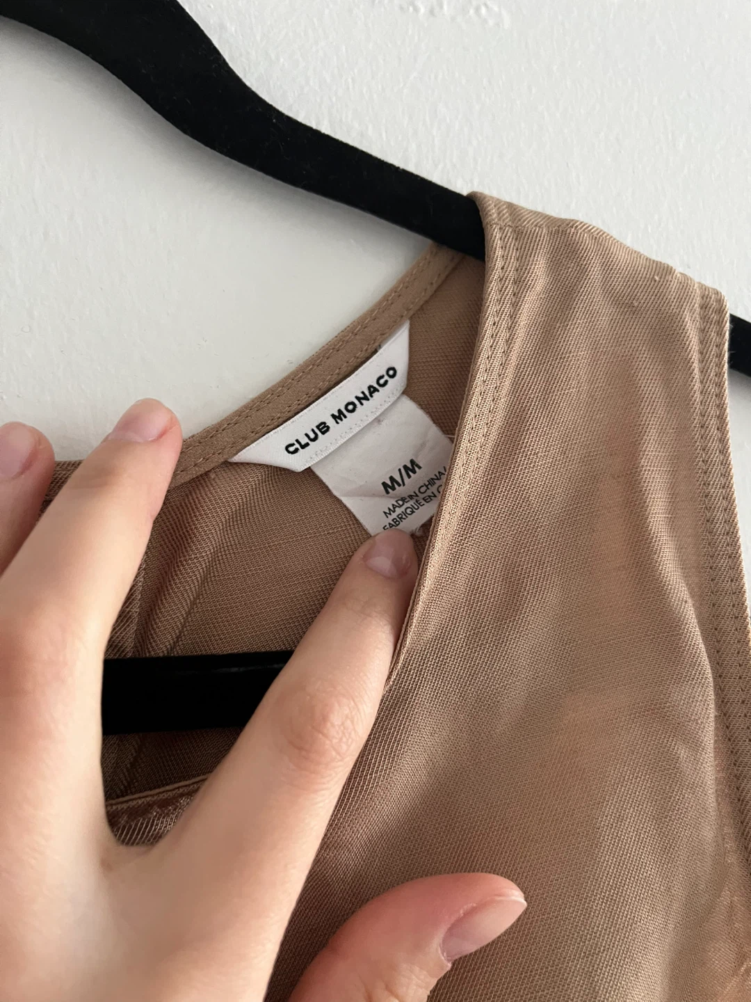Club Monaco - sleepless tops, black and tan Colors - photo 2