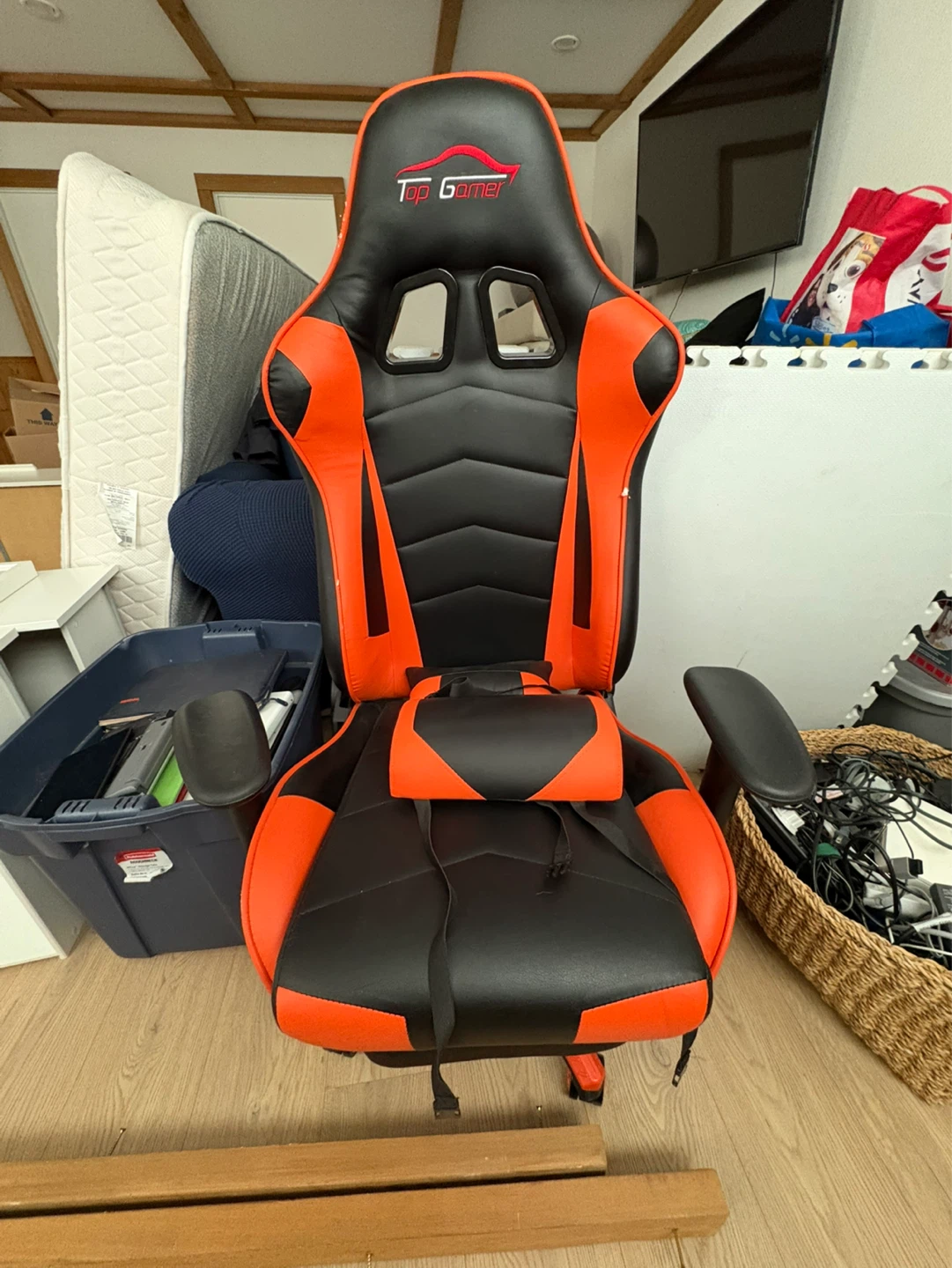Gaming Chair - Black & Orange