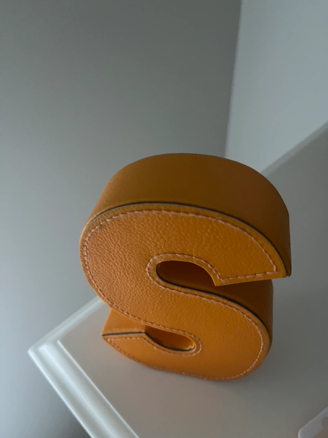 Orange "S" Decorative Letter - photo 3