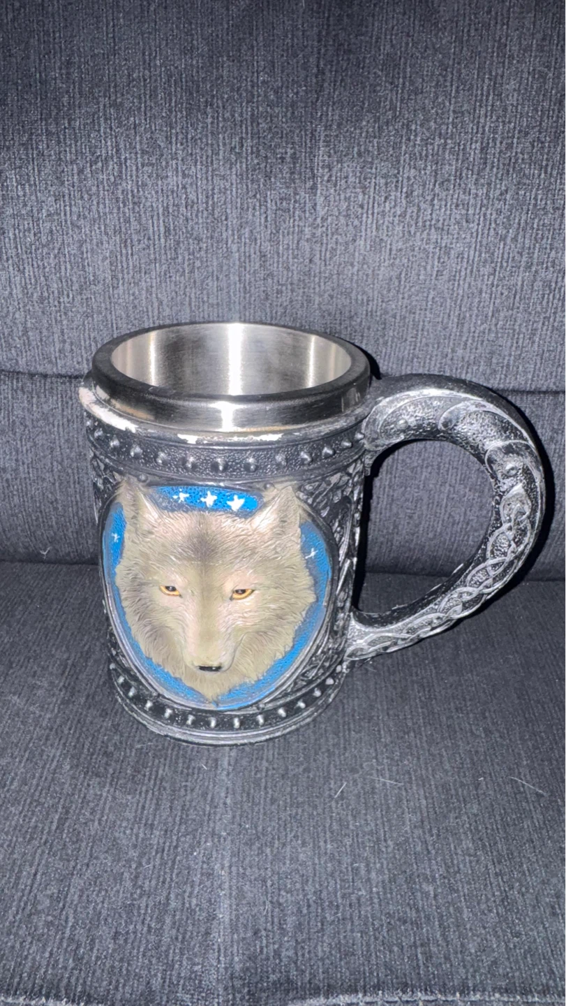 Wolf Head Tankard Mug - photo 2