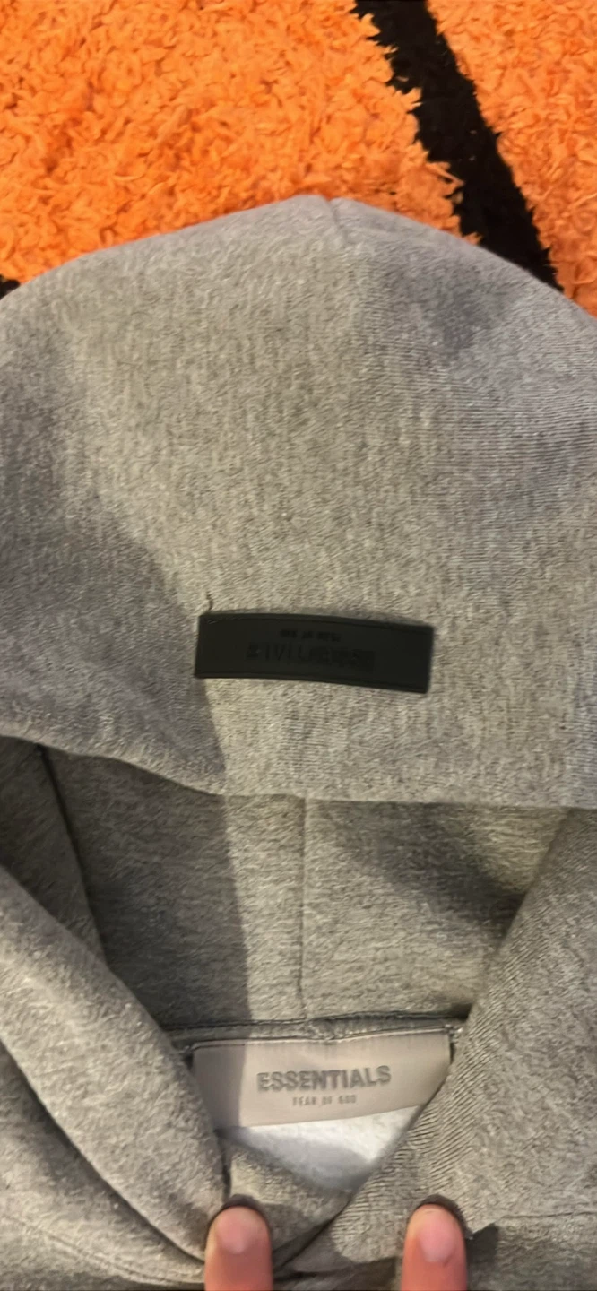 Essentials Fear of God Grey Hoodie - photo 4