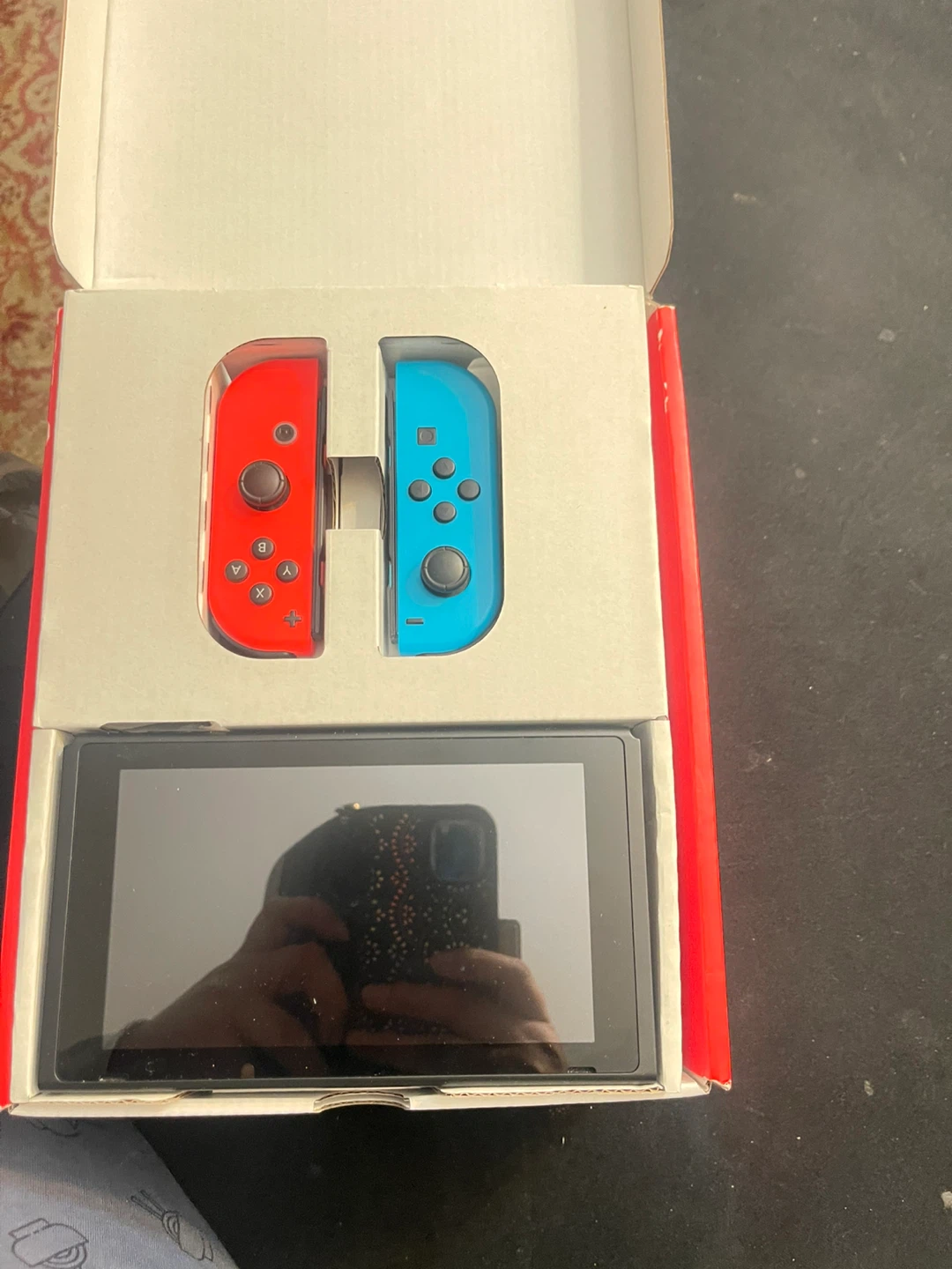 Nintendo Switch Console with Red and Blue Joy-Cons - photo 4