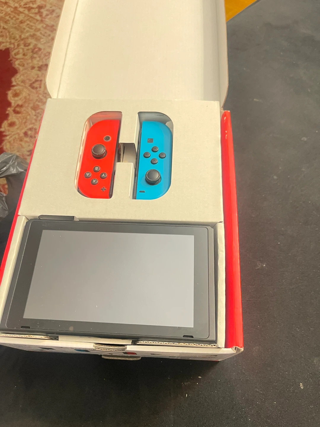 Nintendo Switch Console with Red and Blue Joy-Cons - photo 2