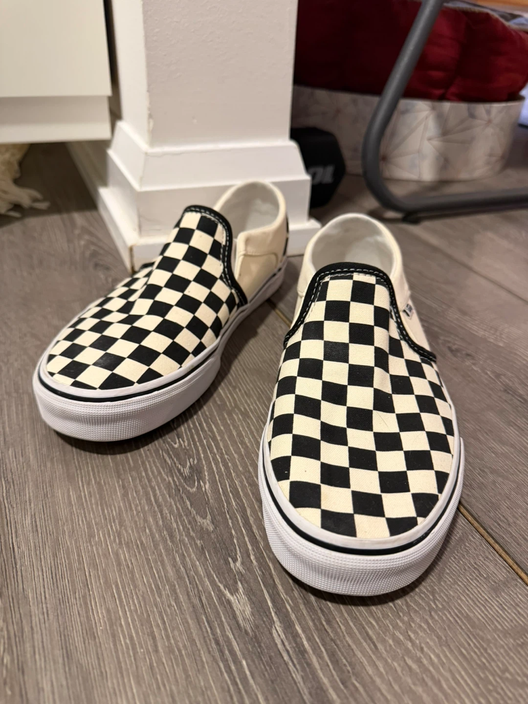 Vans Checkerboard Slip-On Shoes Size 8 Women - photo 3