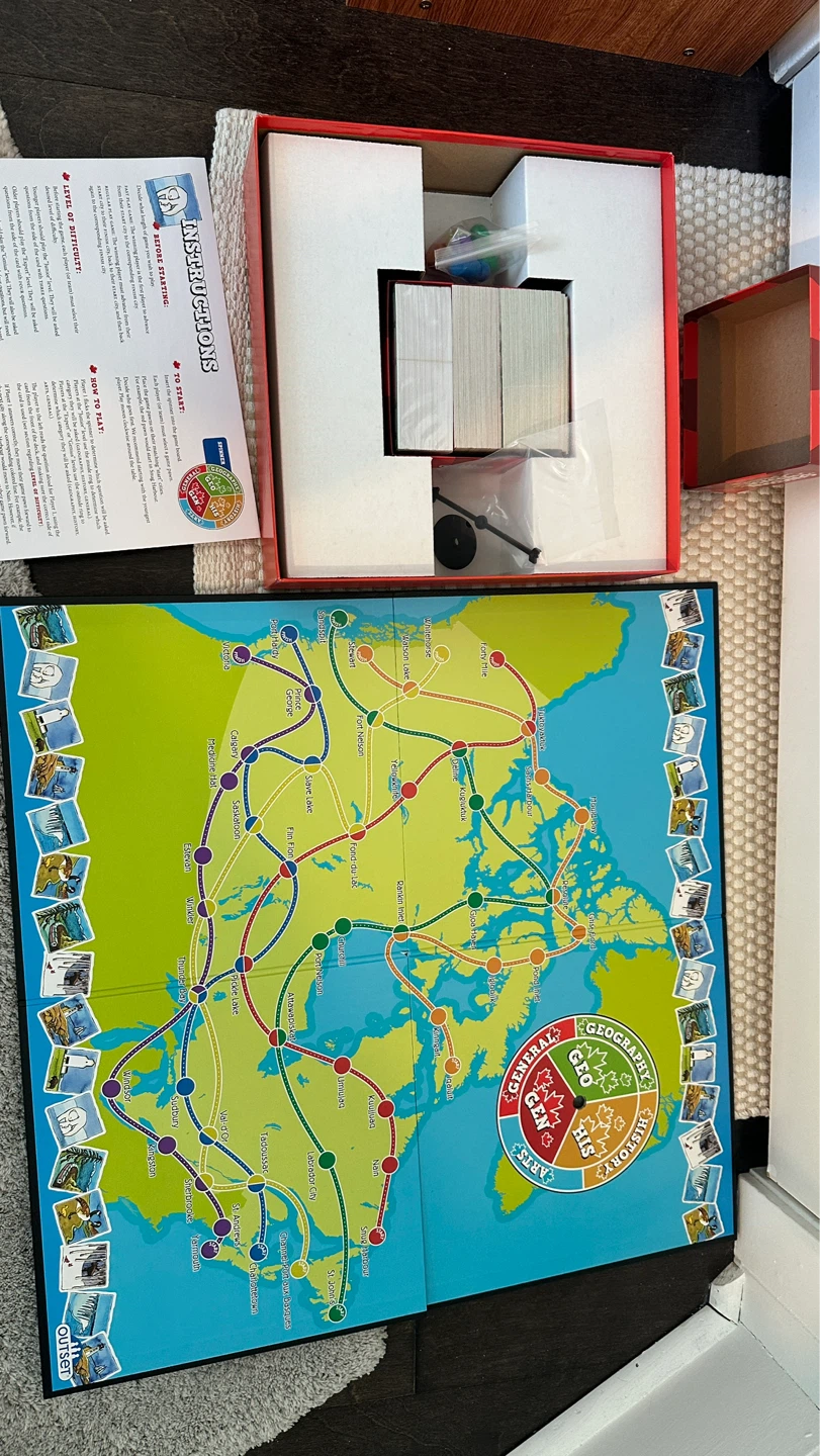 Canadian Trivia Family Edition Board Game - photo 5
