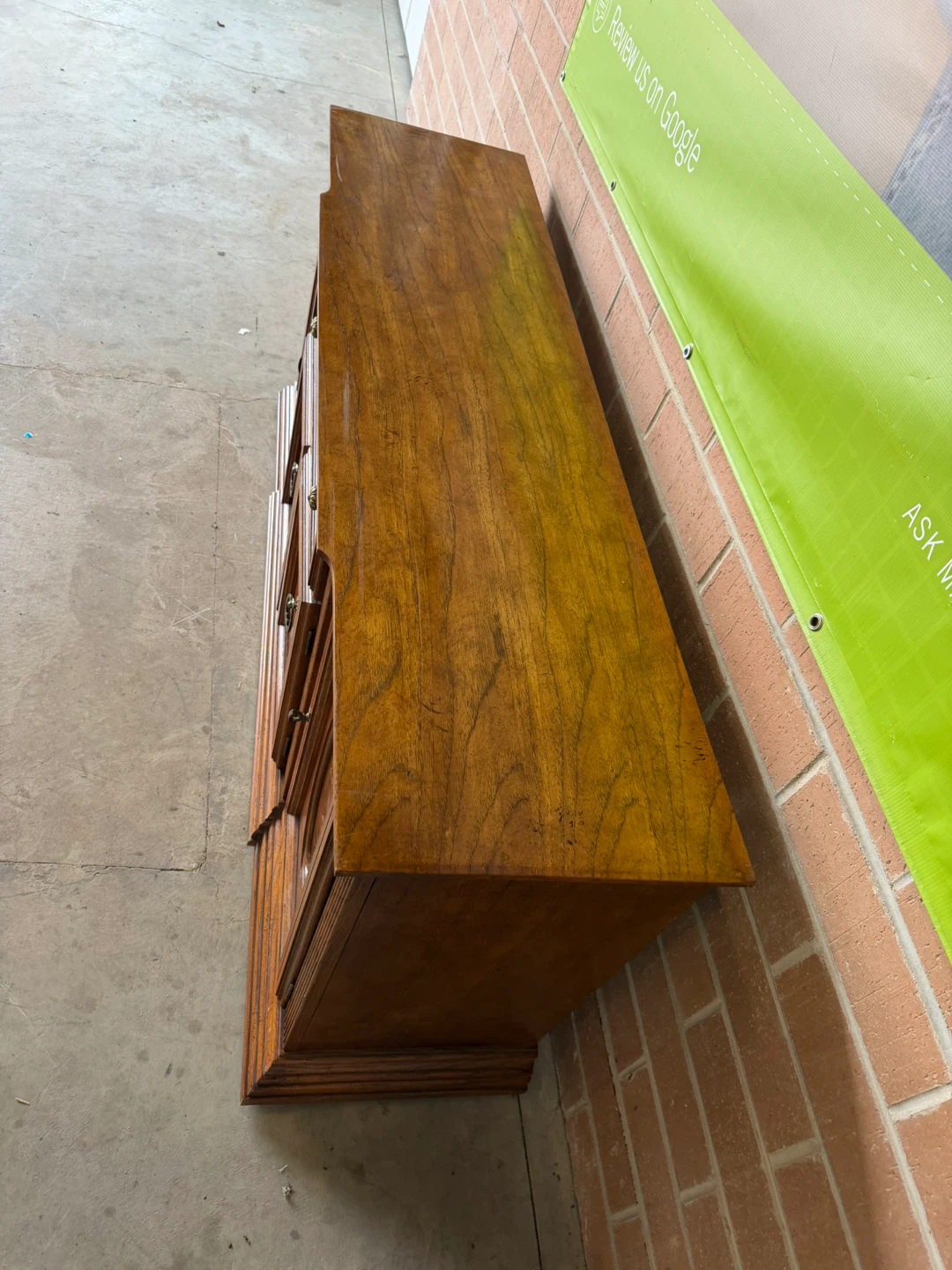 Wooden Buffet/Credenza with Drawers and Cabinets - photo 5