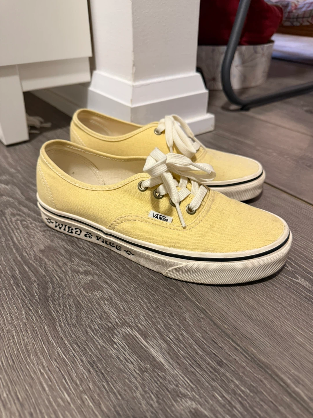 Vans Yellow "Wild & Free" Size 7.5 Women’s Canvas Sneakers - photo 5