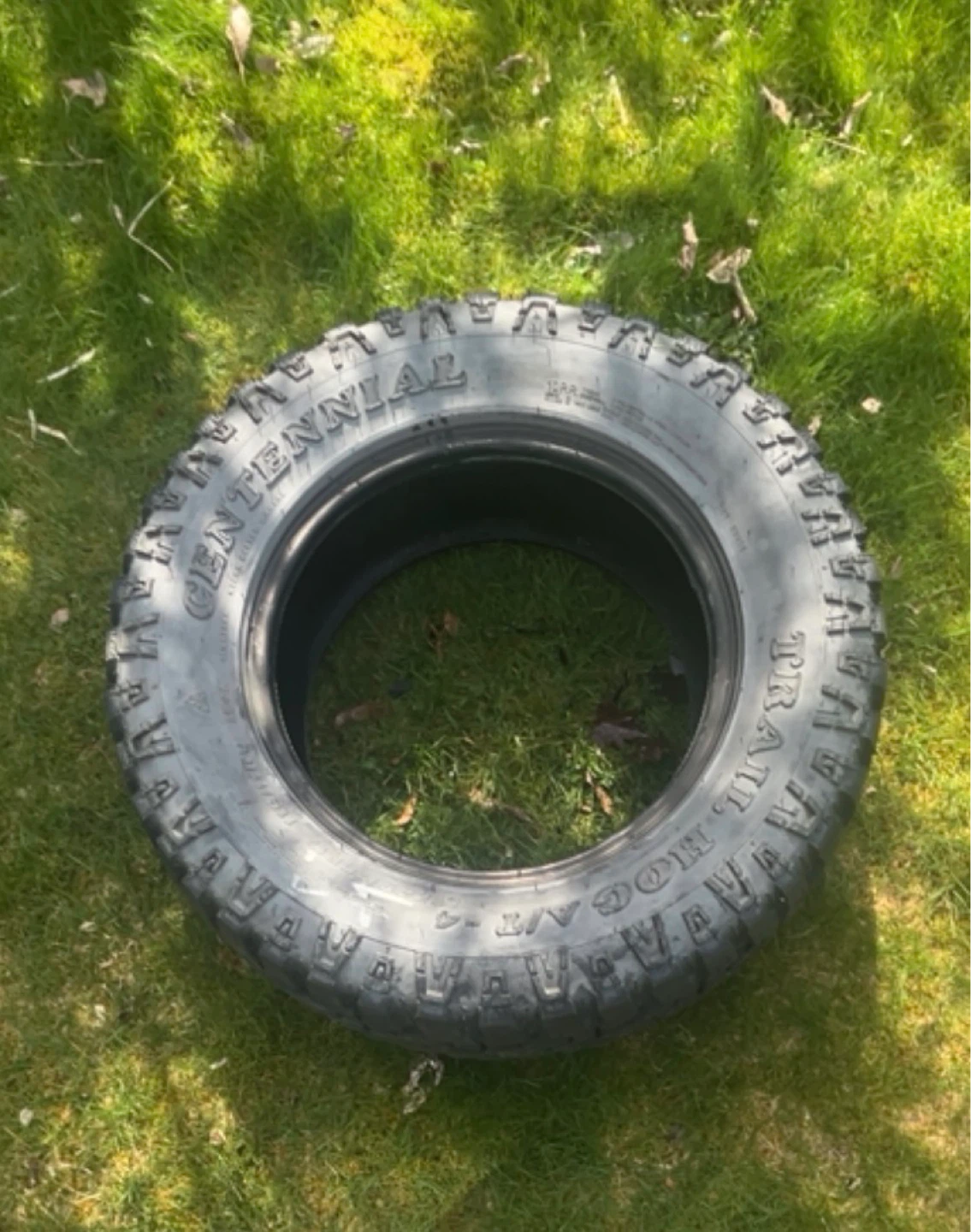 Set of 4 Centennial Trail Hog A/T tires - photo 2