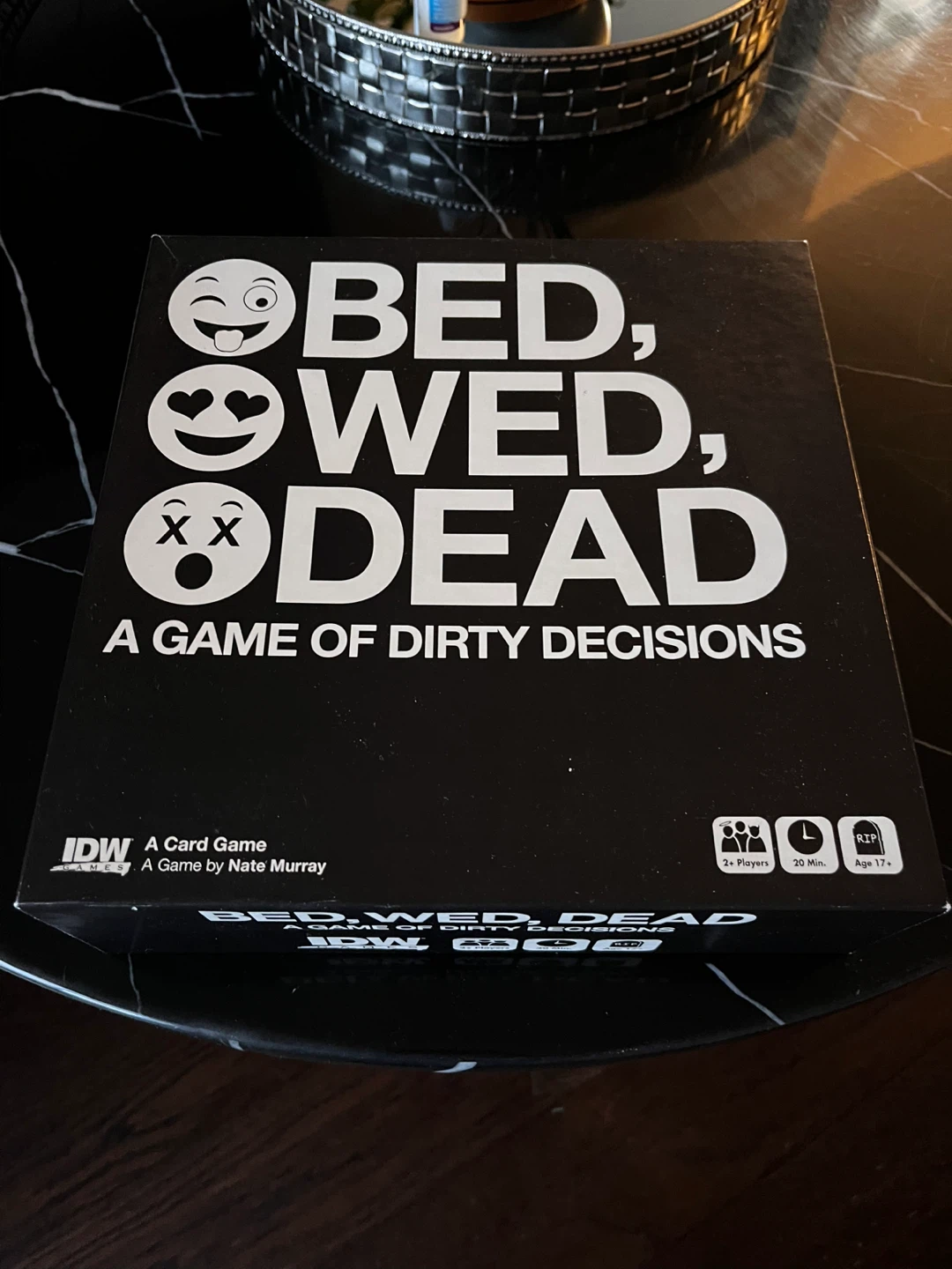 Bed, Wed, Dead Card Game