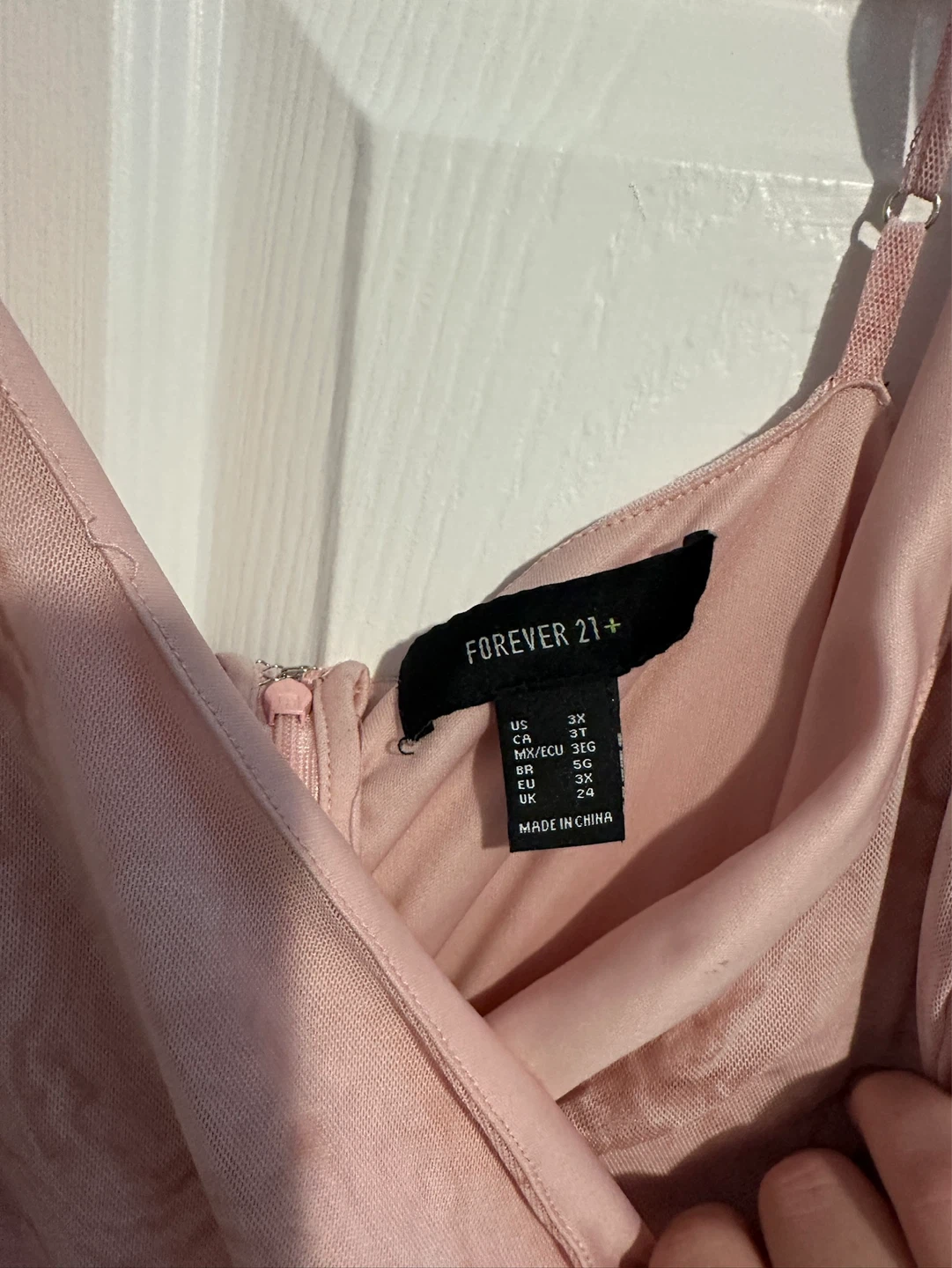 Forever 21+ Pink Marble Ruched Mesh Dress - photo 2