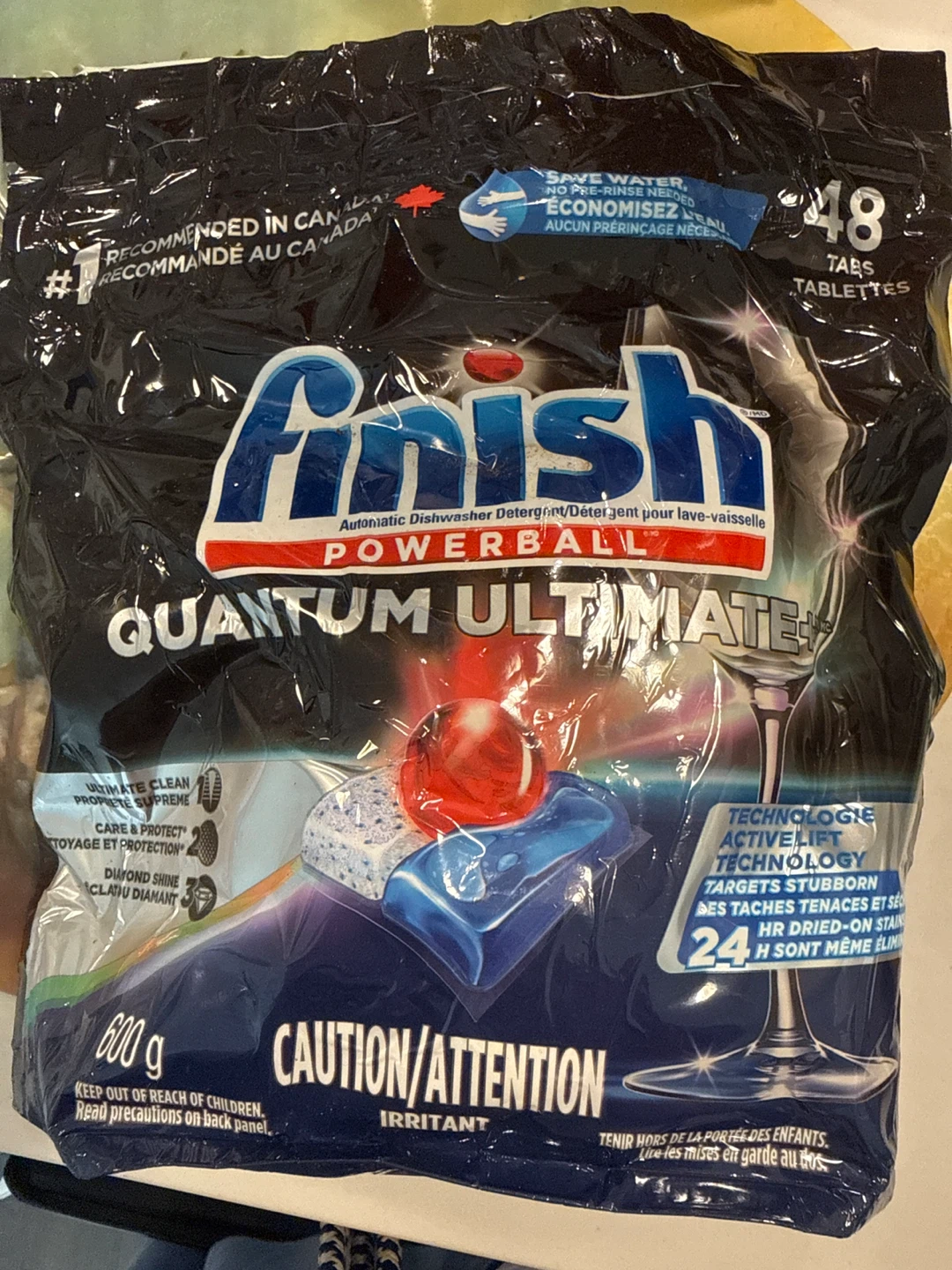 Finish Quantum Ultimate Dishwasher Detergent Tabs - 48 count