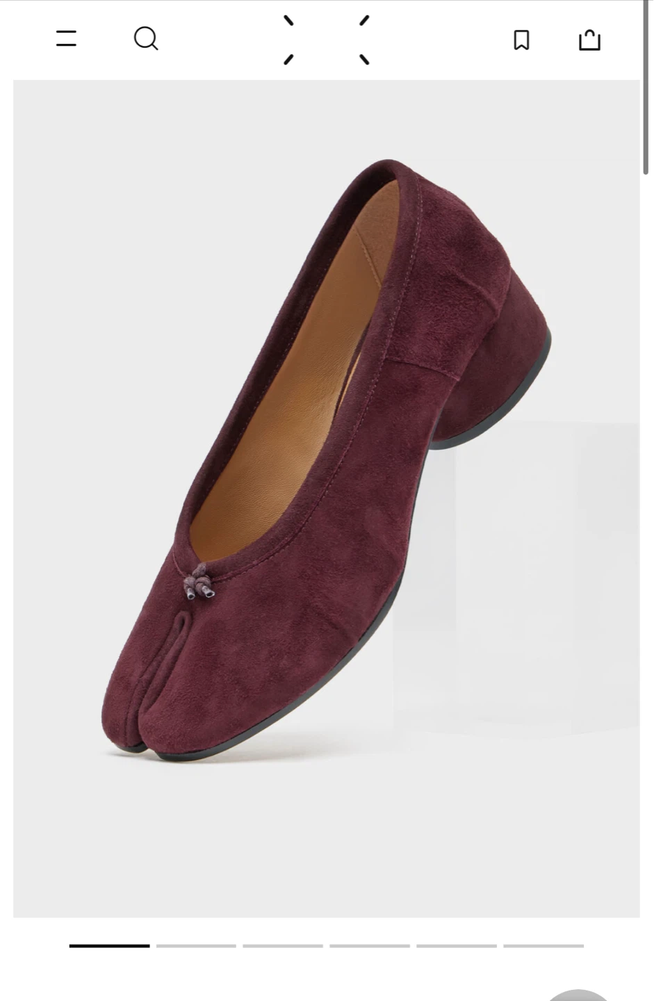 Maison Margiela Tabi Flats Size 35