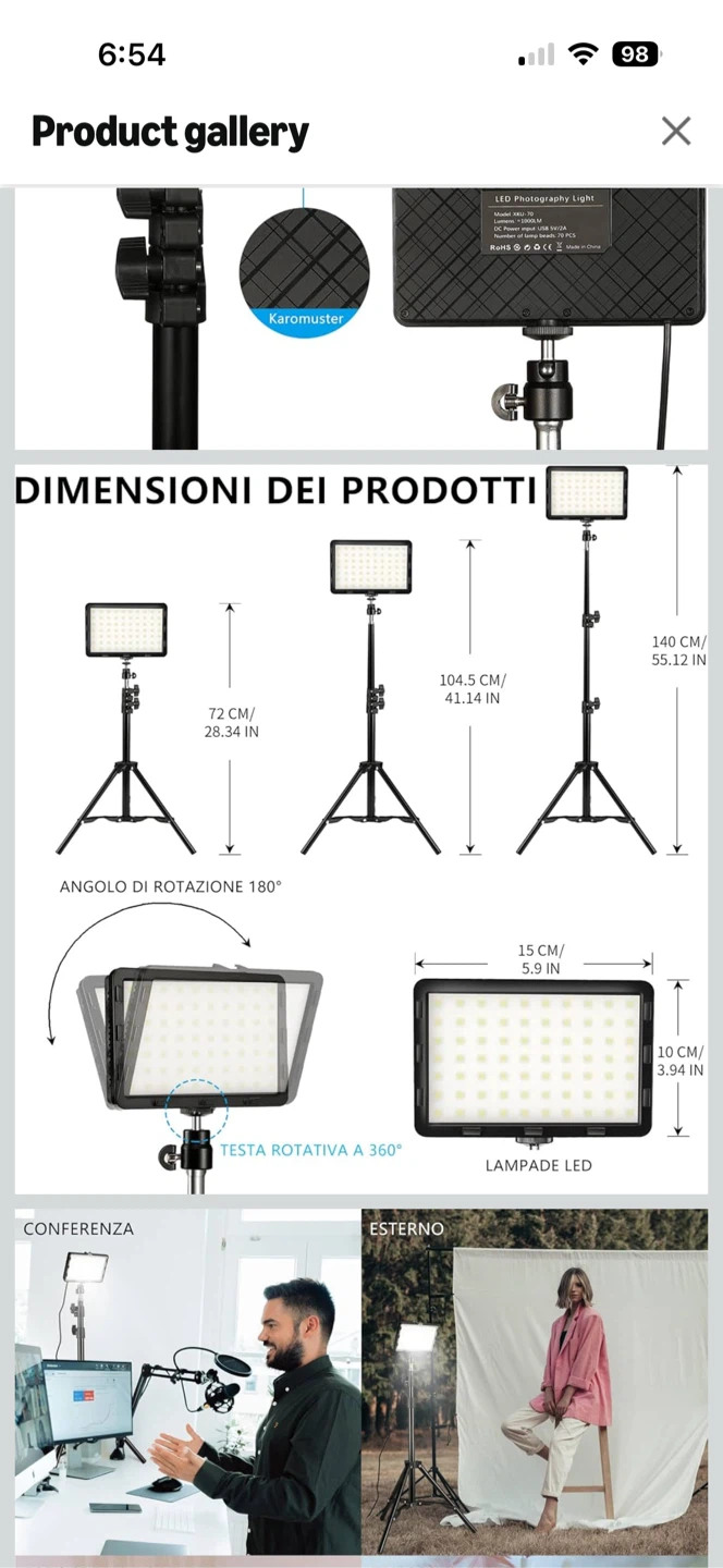ALTSON Photography Video Lighting tripods - 2 Pack - photo 4